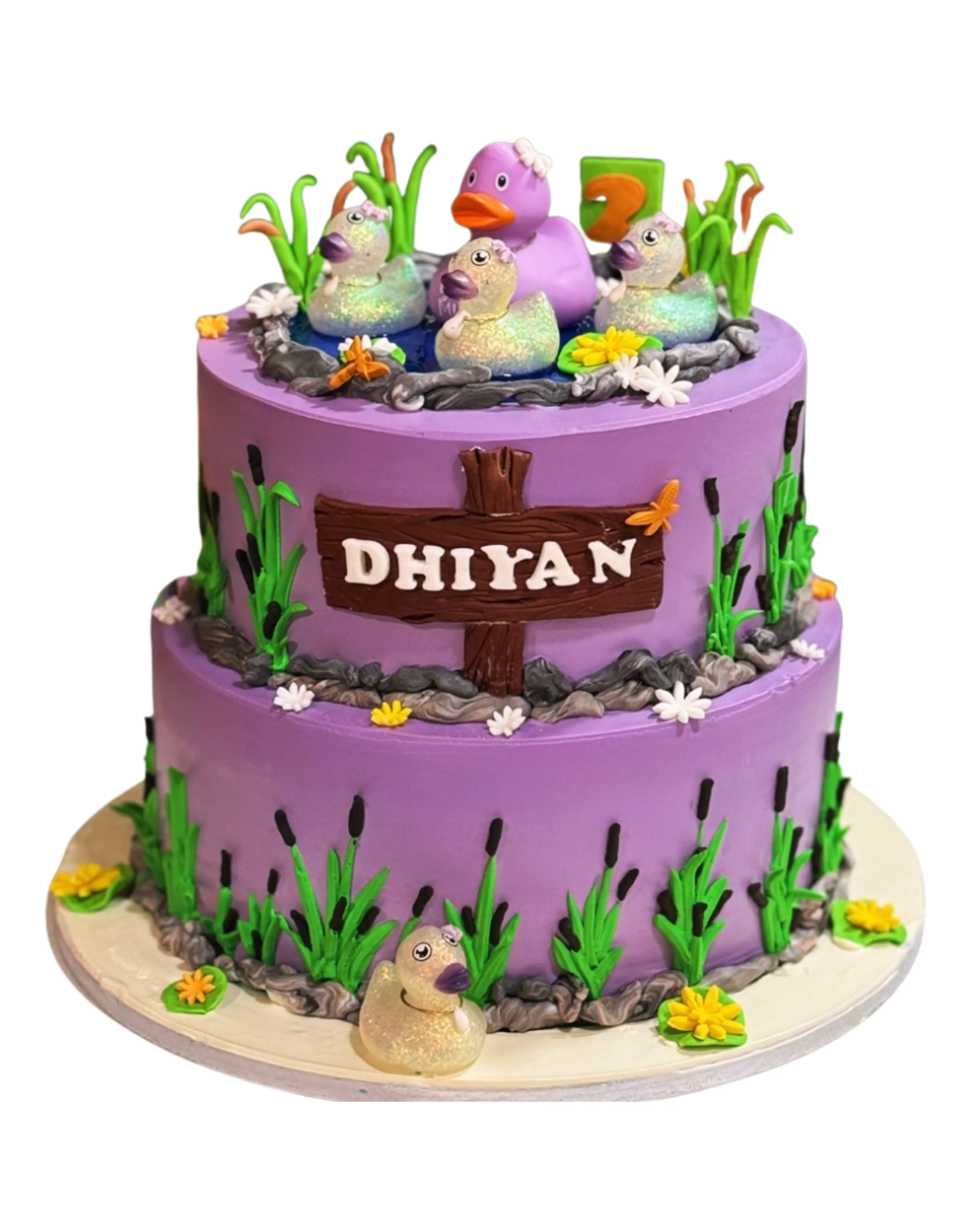 cake image of 10"/4" & 8"/4" - £135