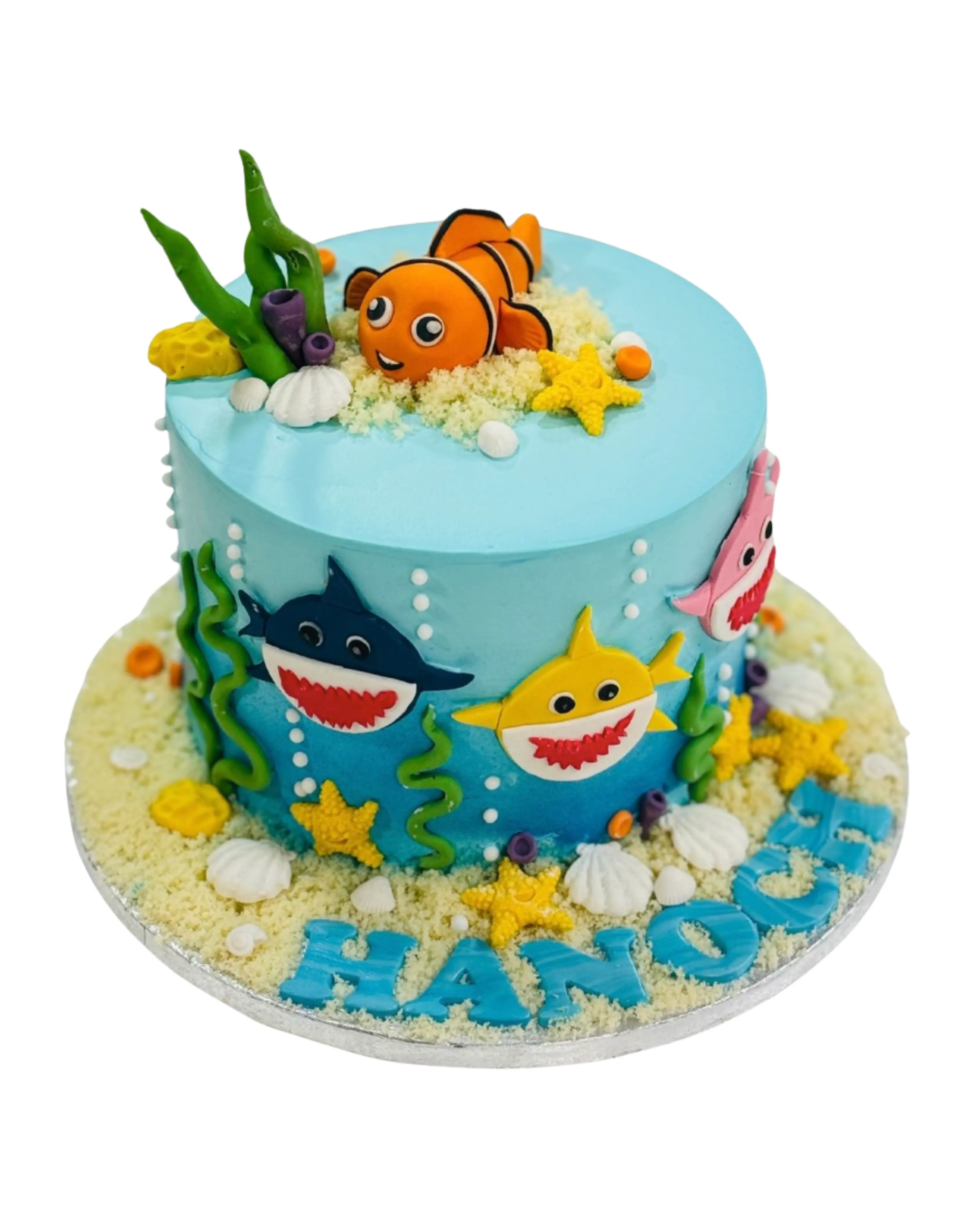 cake image of 8" / 6" (£75)