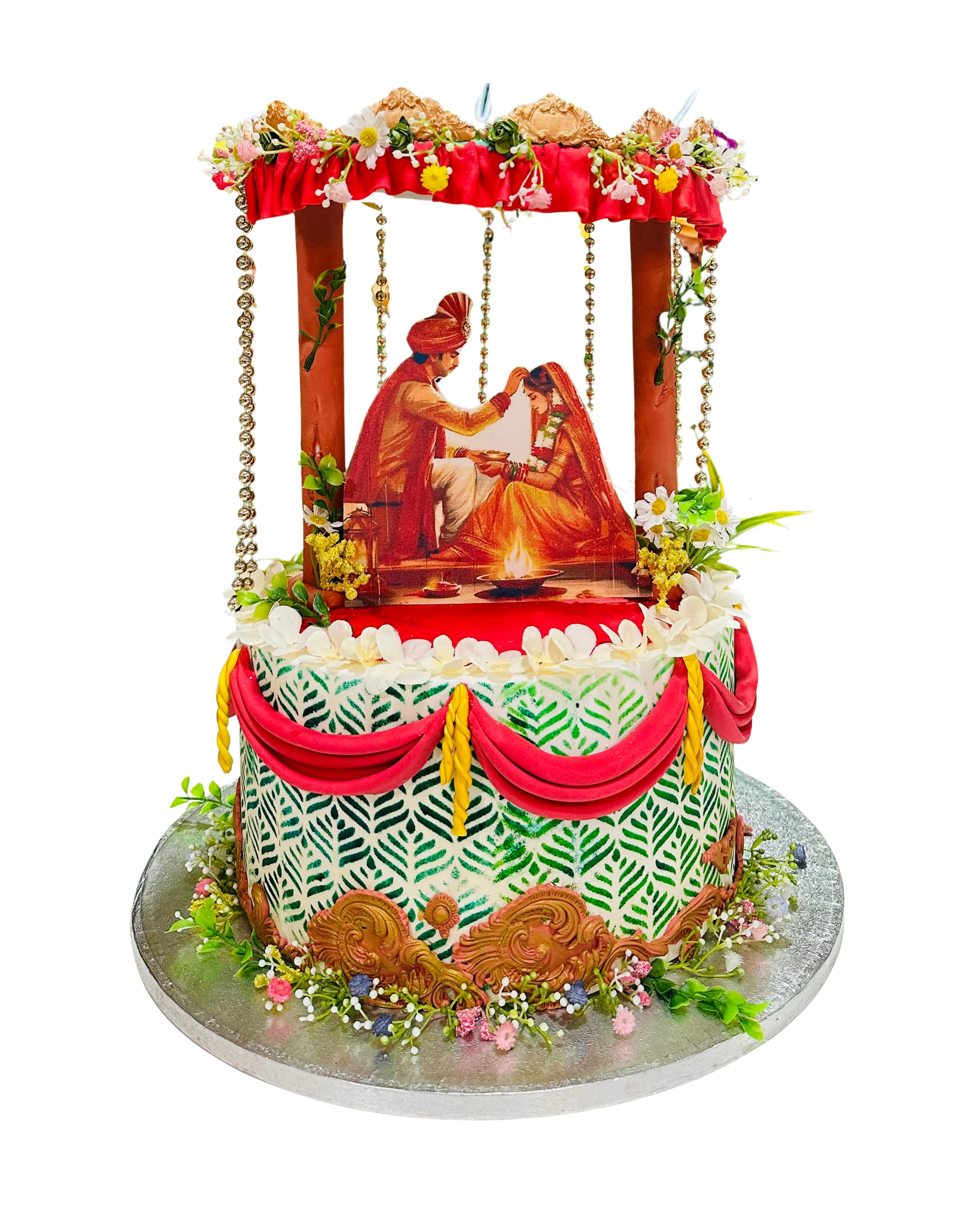 cake image of 10" / 5" Fondant (£175)