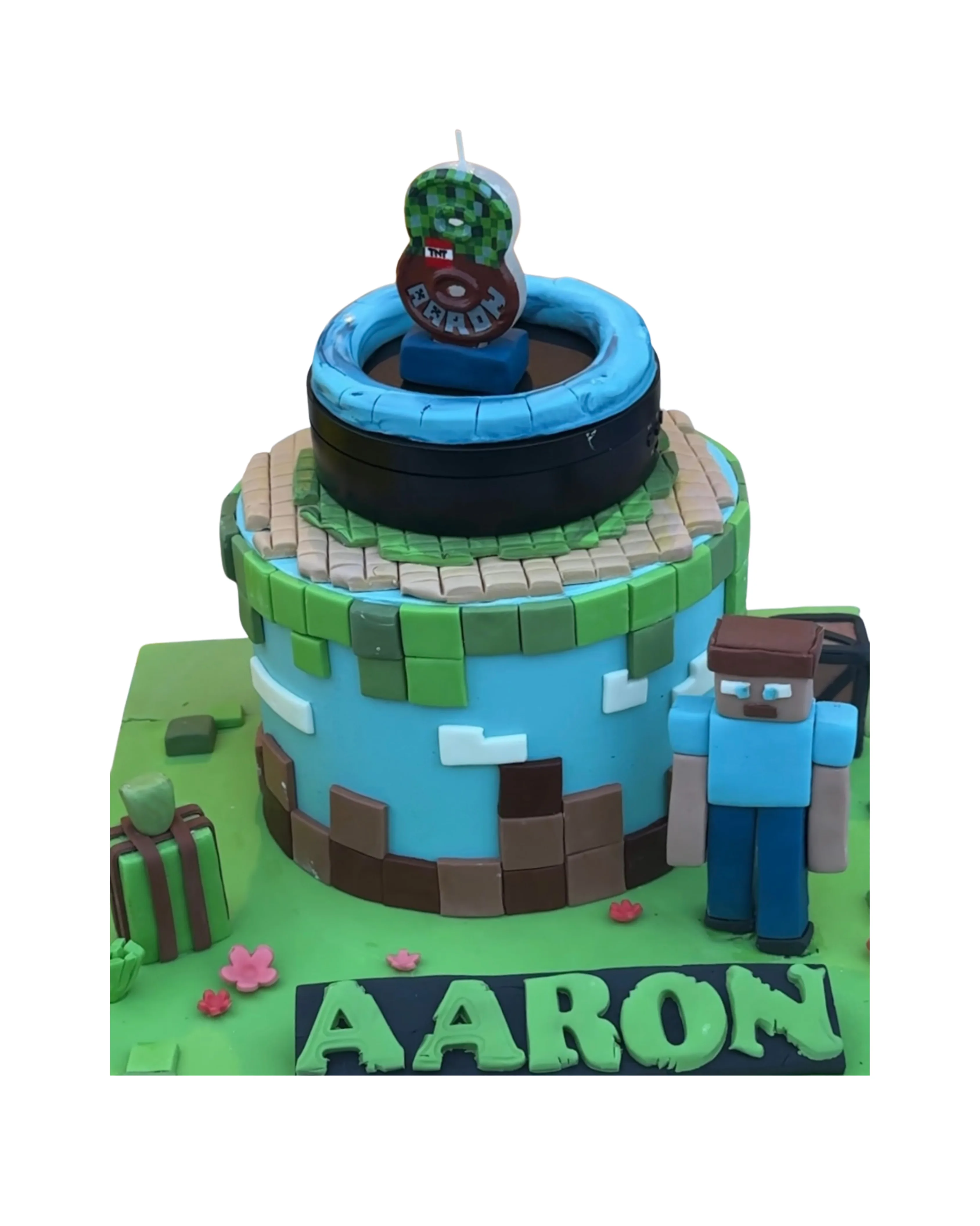 cake image of 8" / 5" (£125)