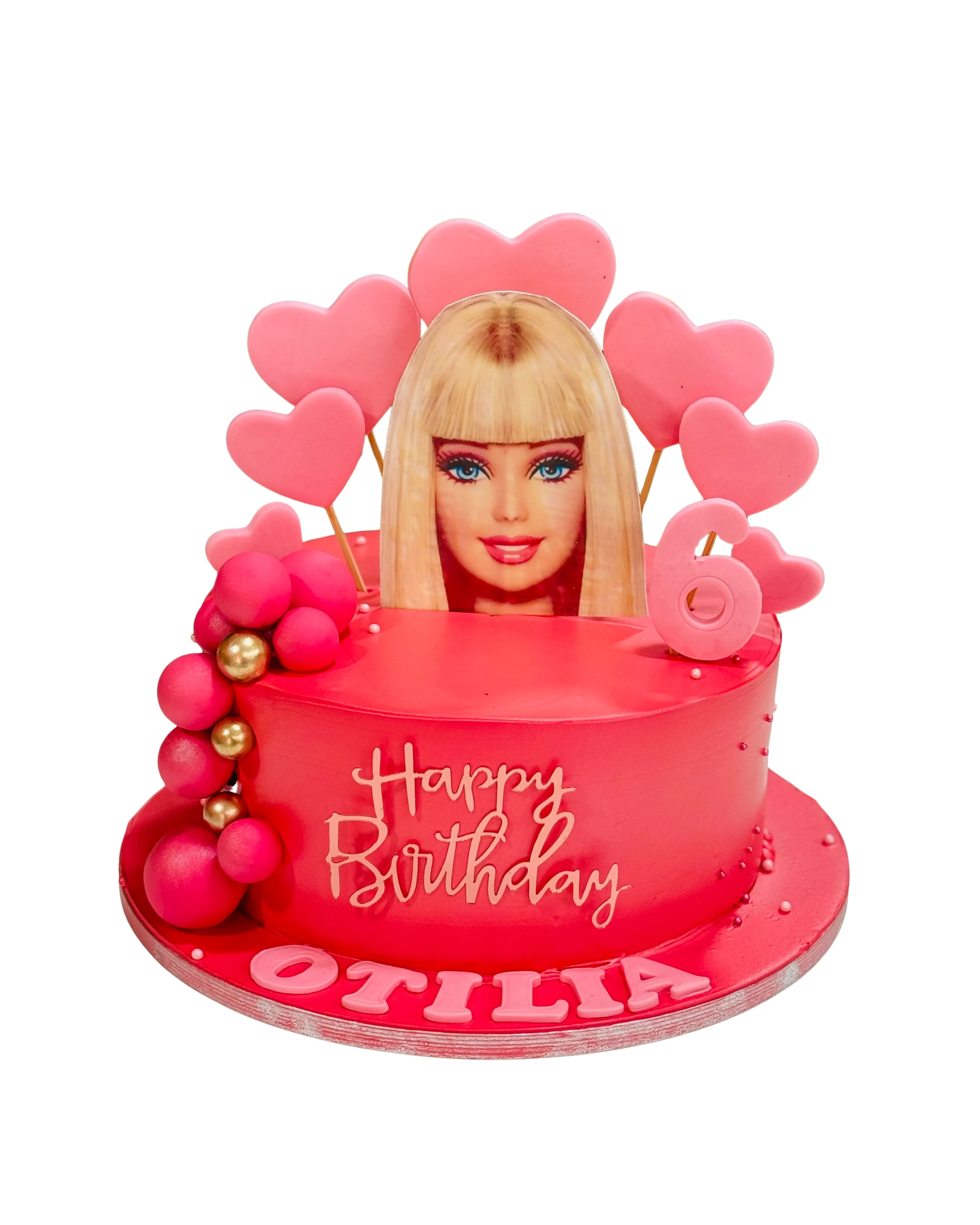 cake image of 8" / 4" (£65)