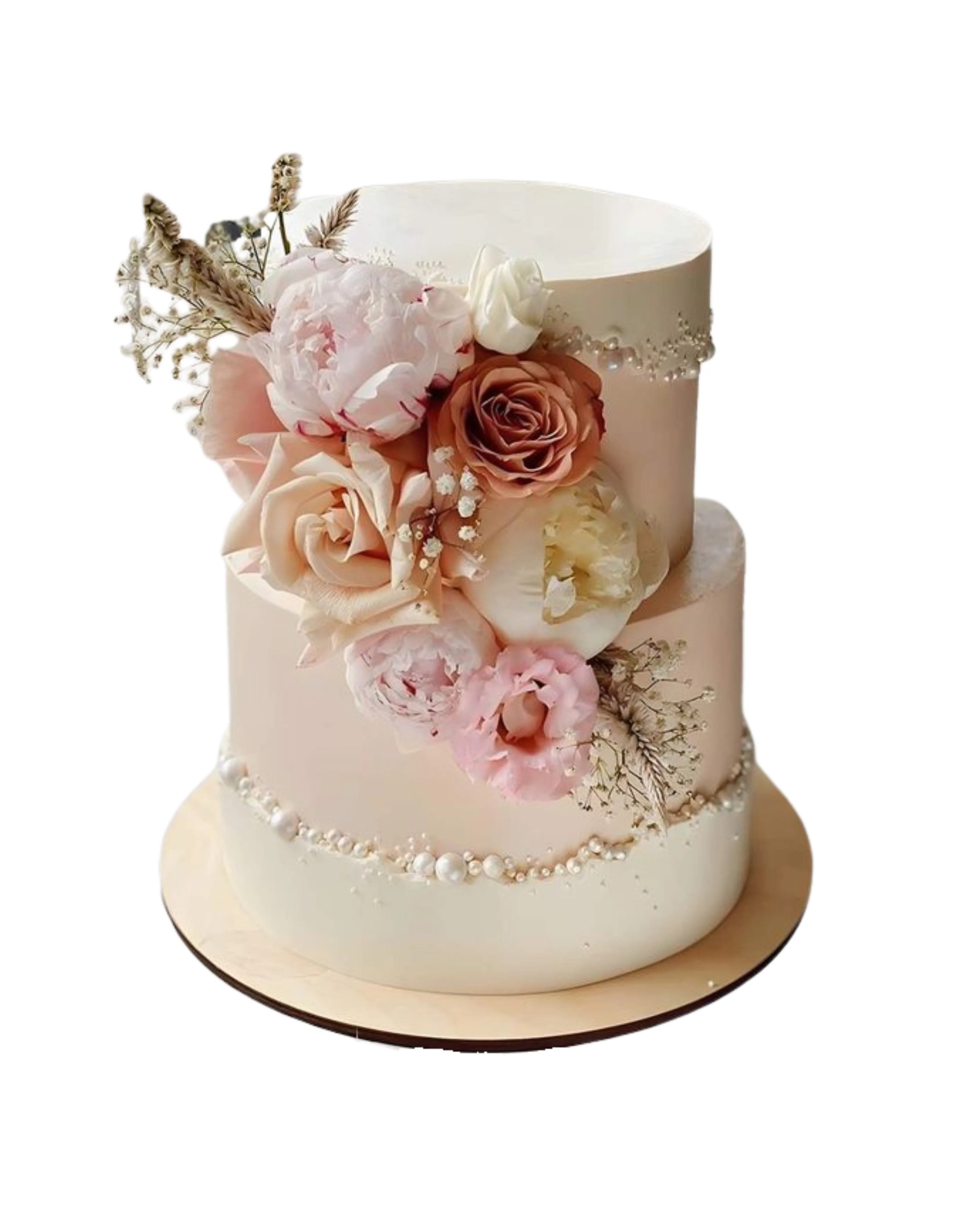 cake image of 8"/5" & 6"/5" - £215 (Fondant)