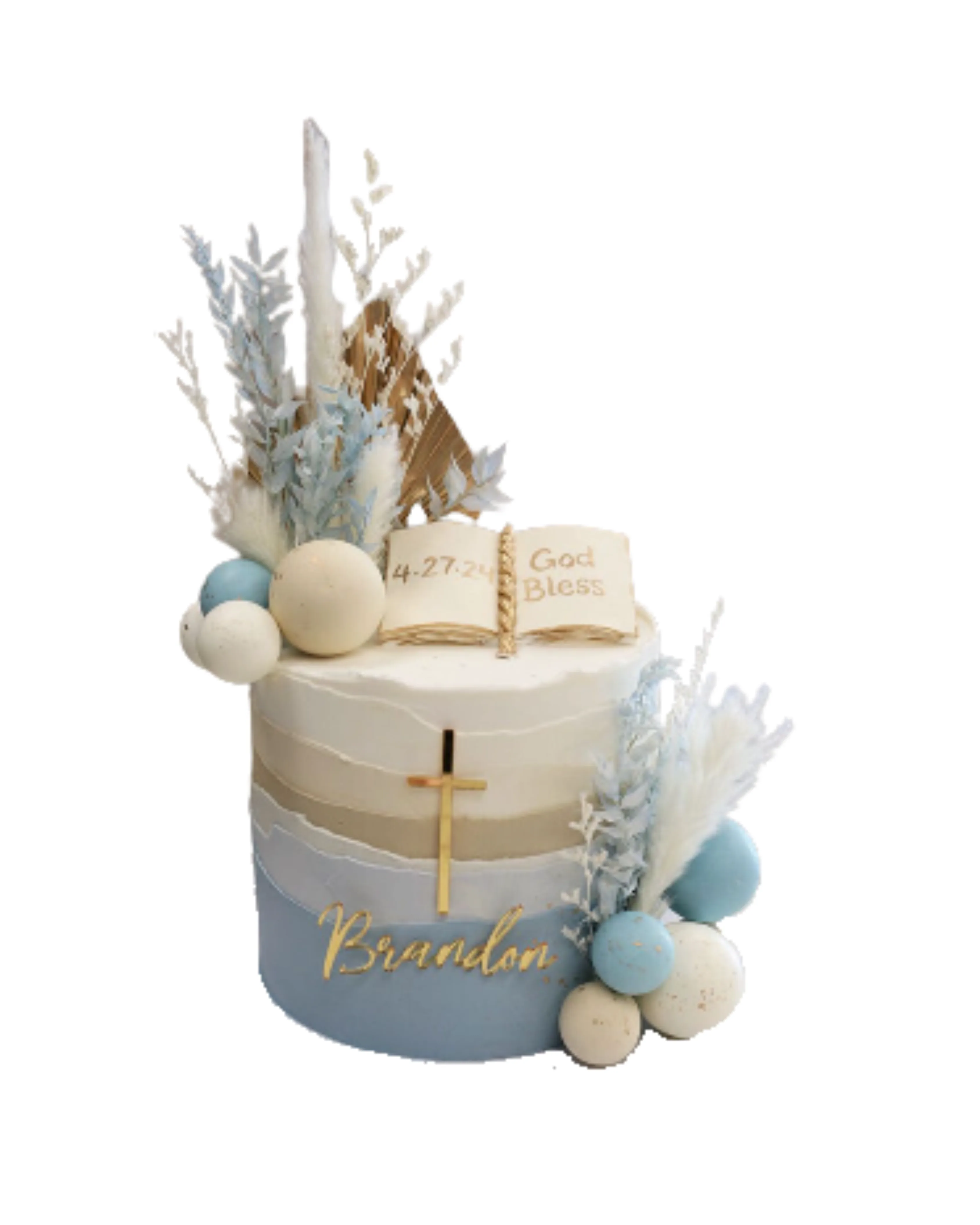 cake image of 8" /6" (£85)