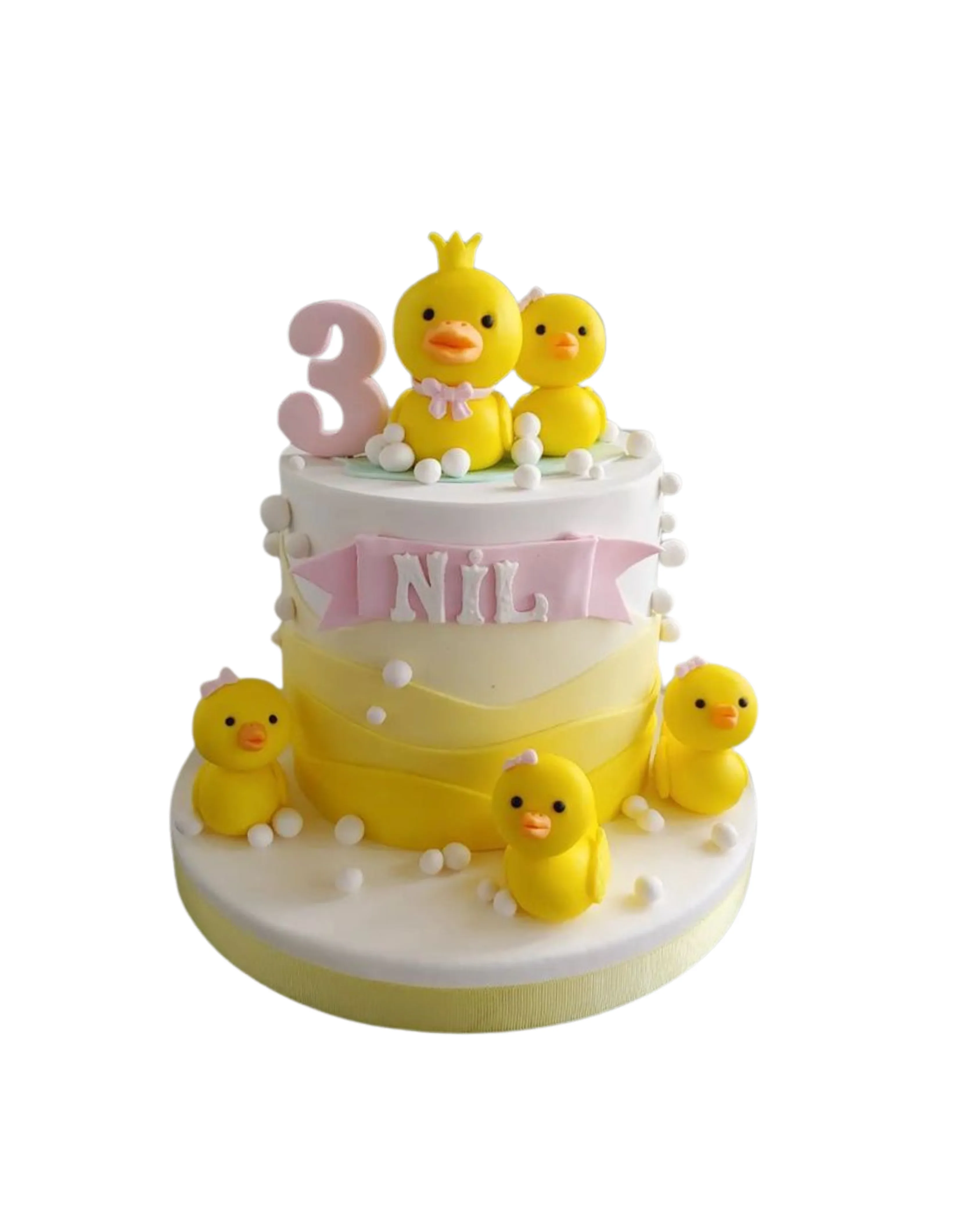 cake image of 6" / 6" Fondant (£95)