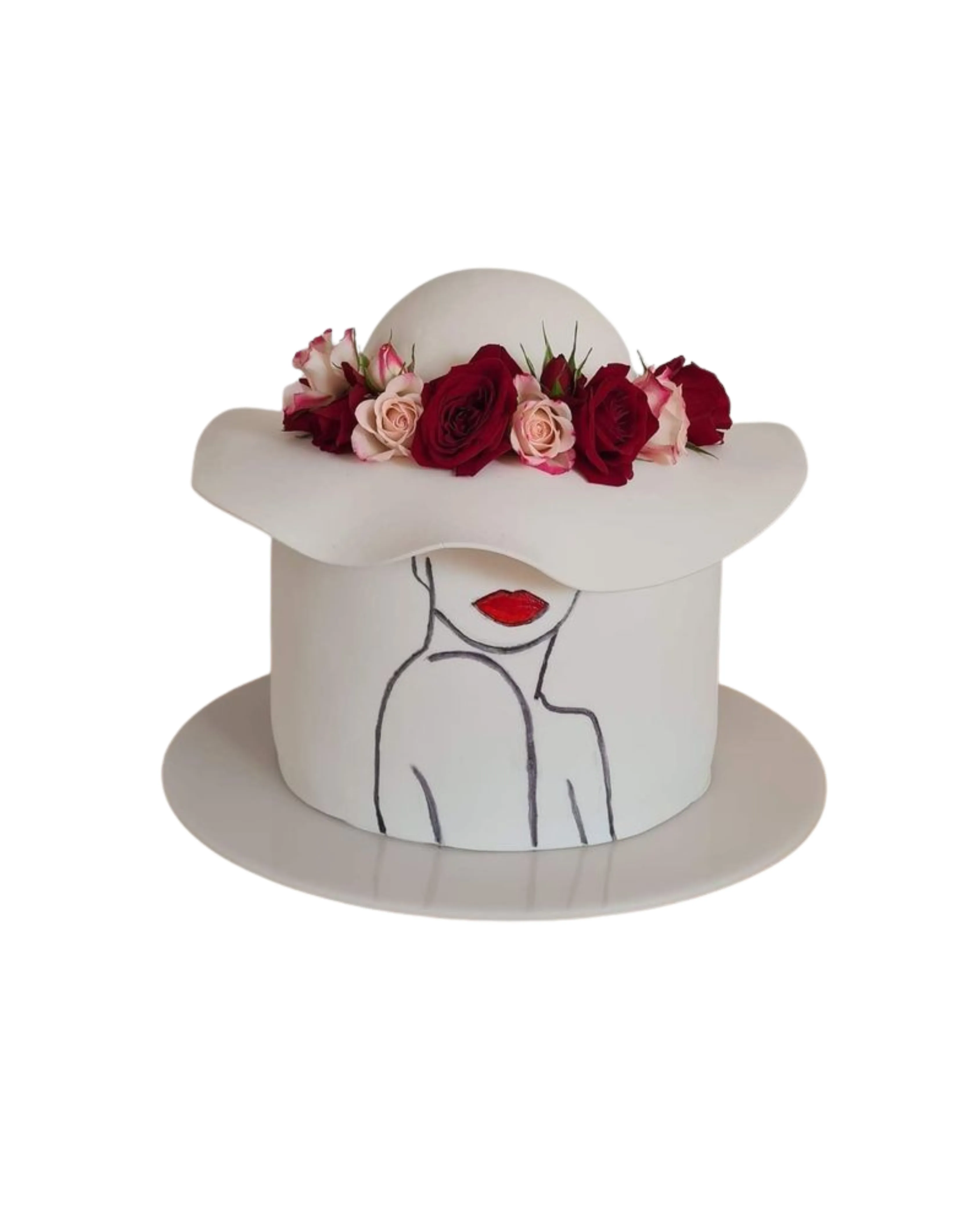 cake image of 8" / 6" (£95)
