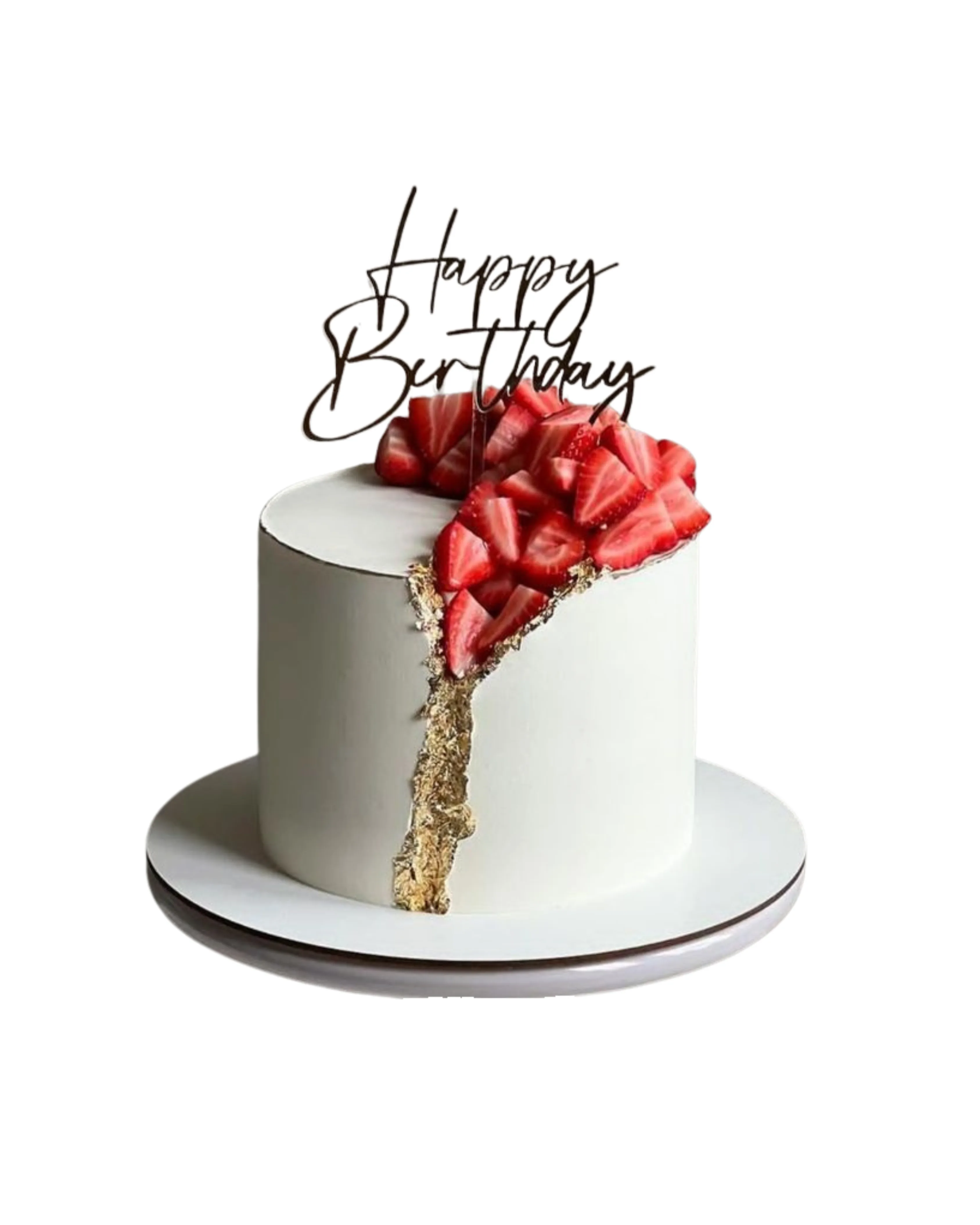 cake image of 8" / 6" (£75)