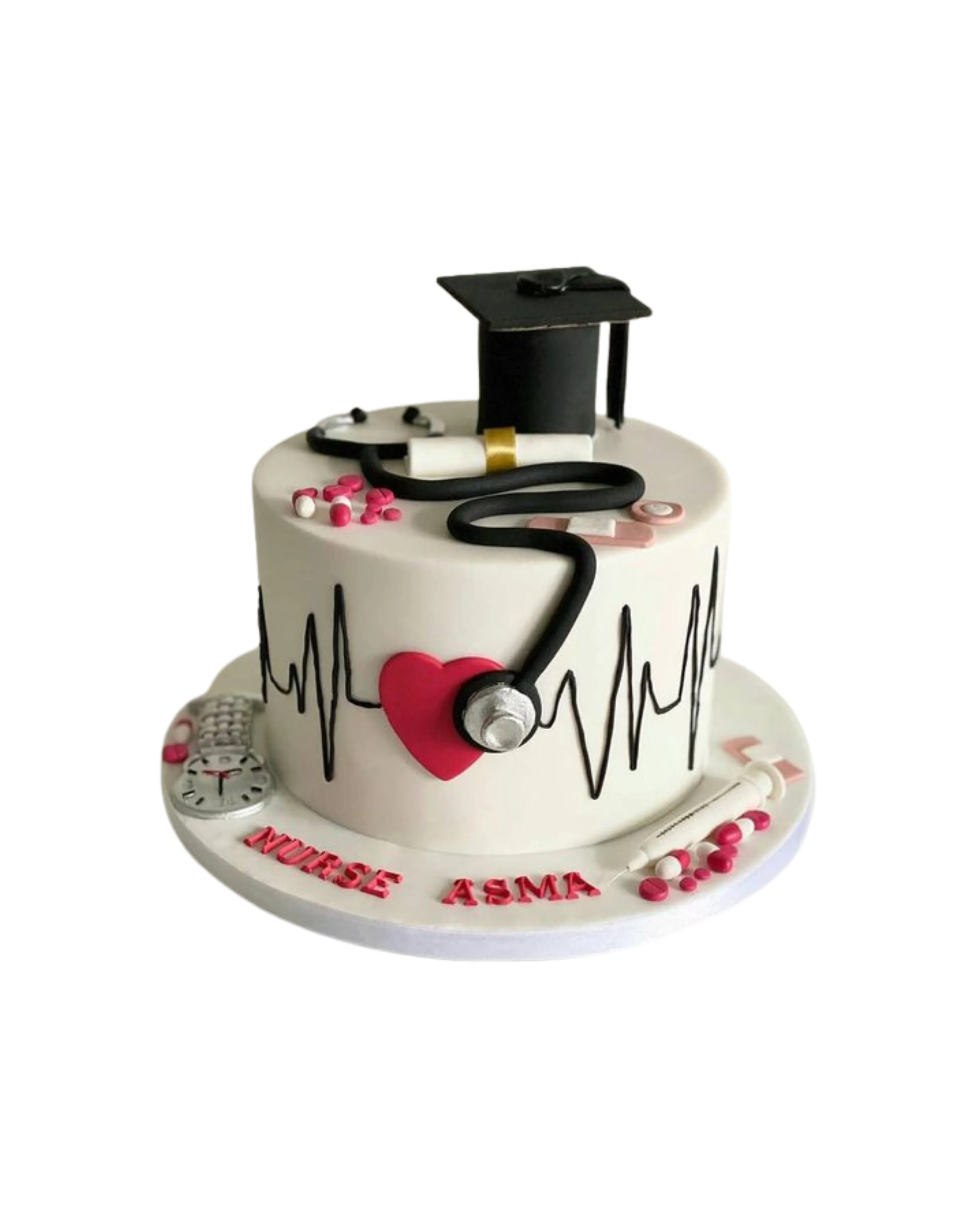 cake image of 8" / 4.5" Fondant (£95)