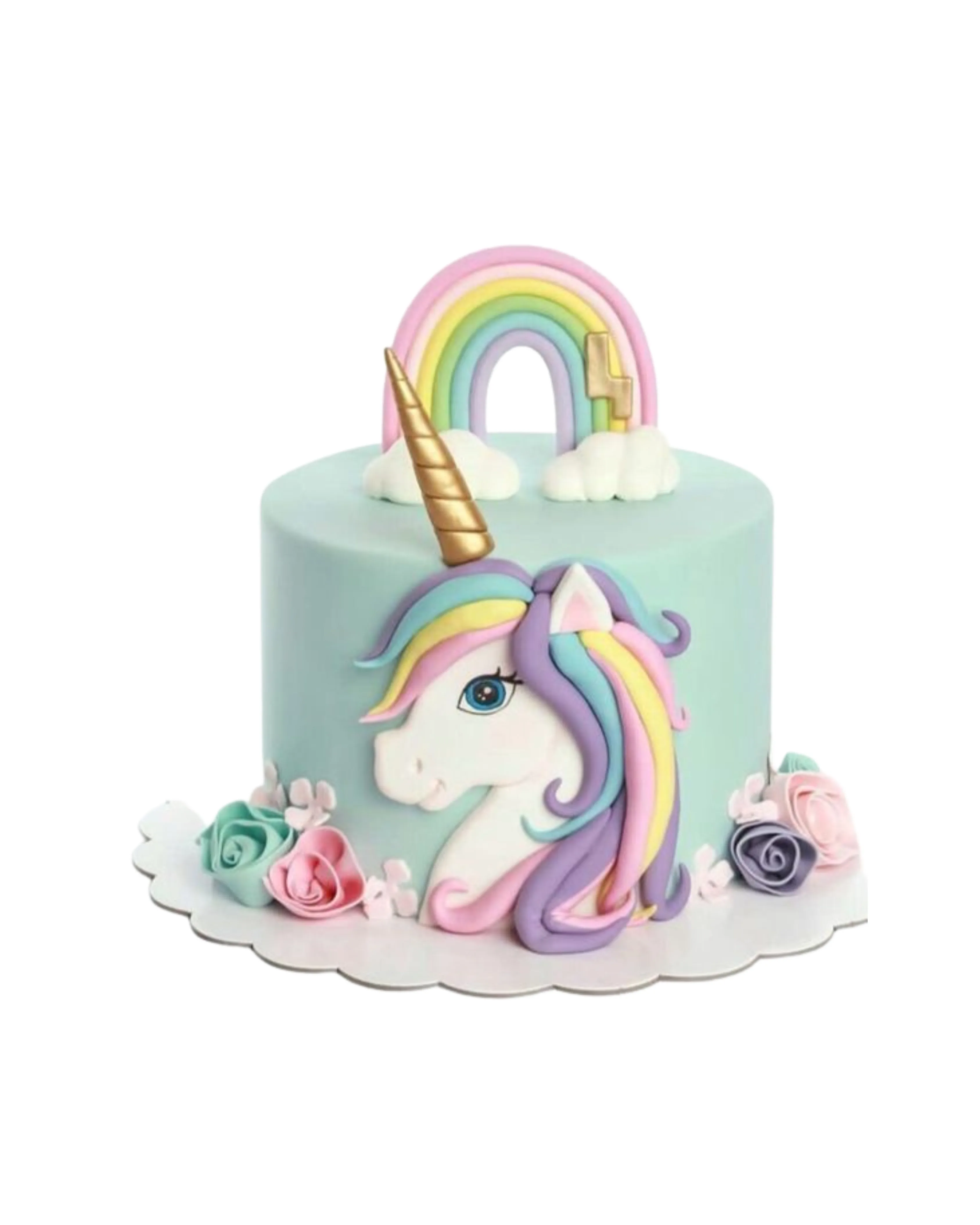 cake image of 8" / 5" Fondant (£105)