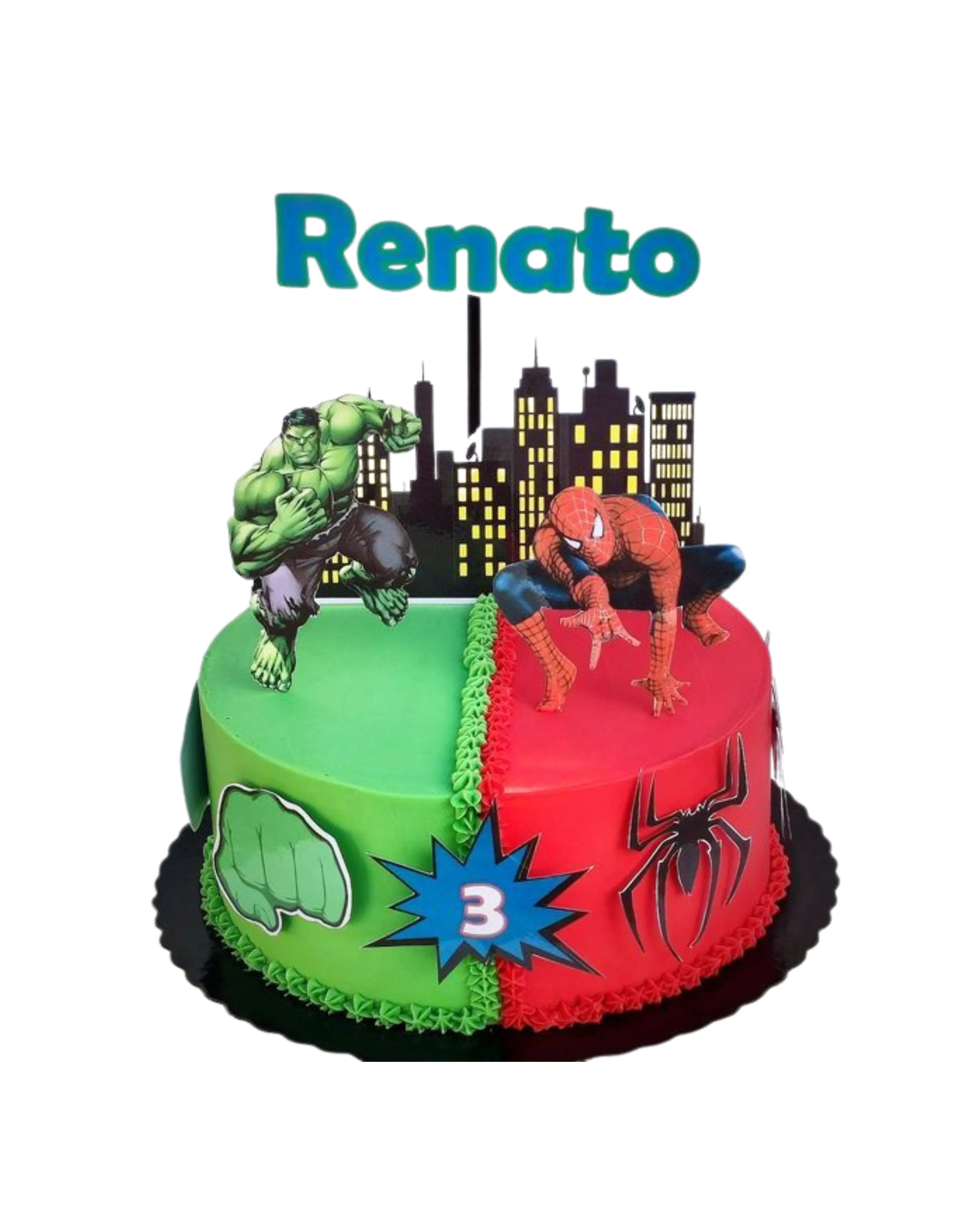 cake image of 8" / 4" (£75)