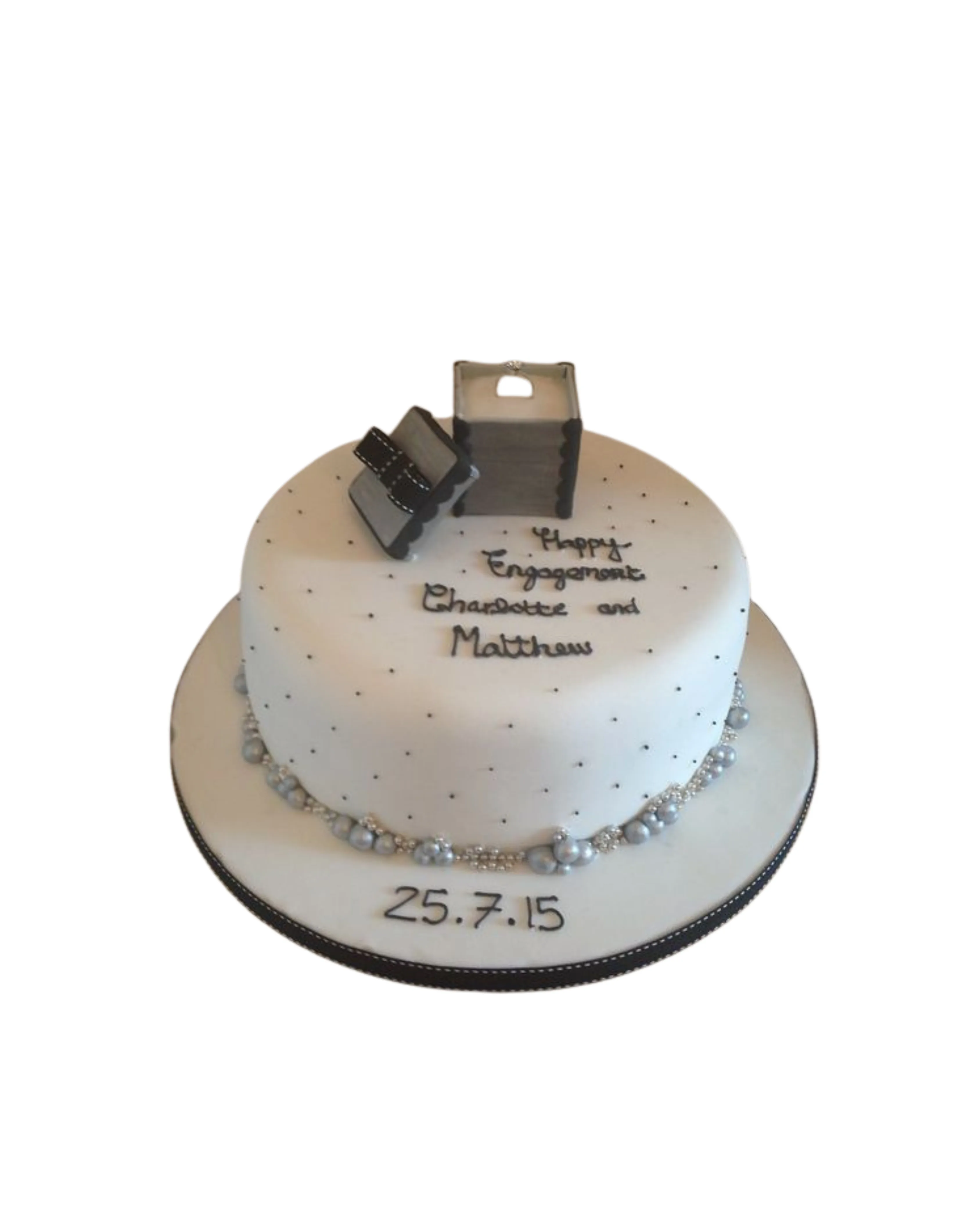 cake image of 8" / 3.5" Fondant(£70)