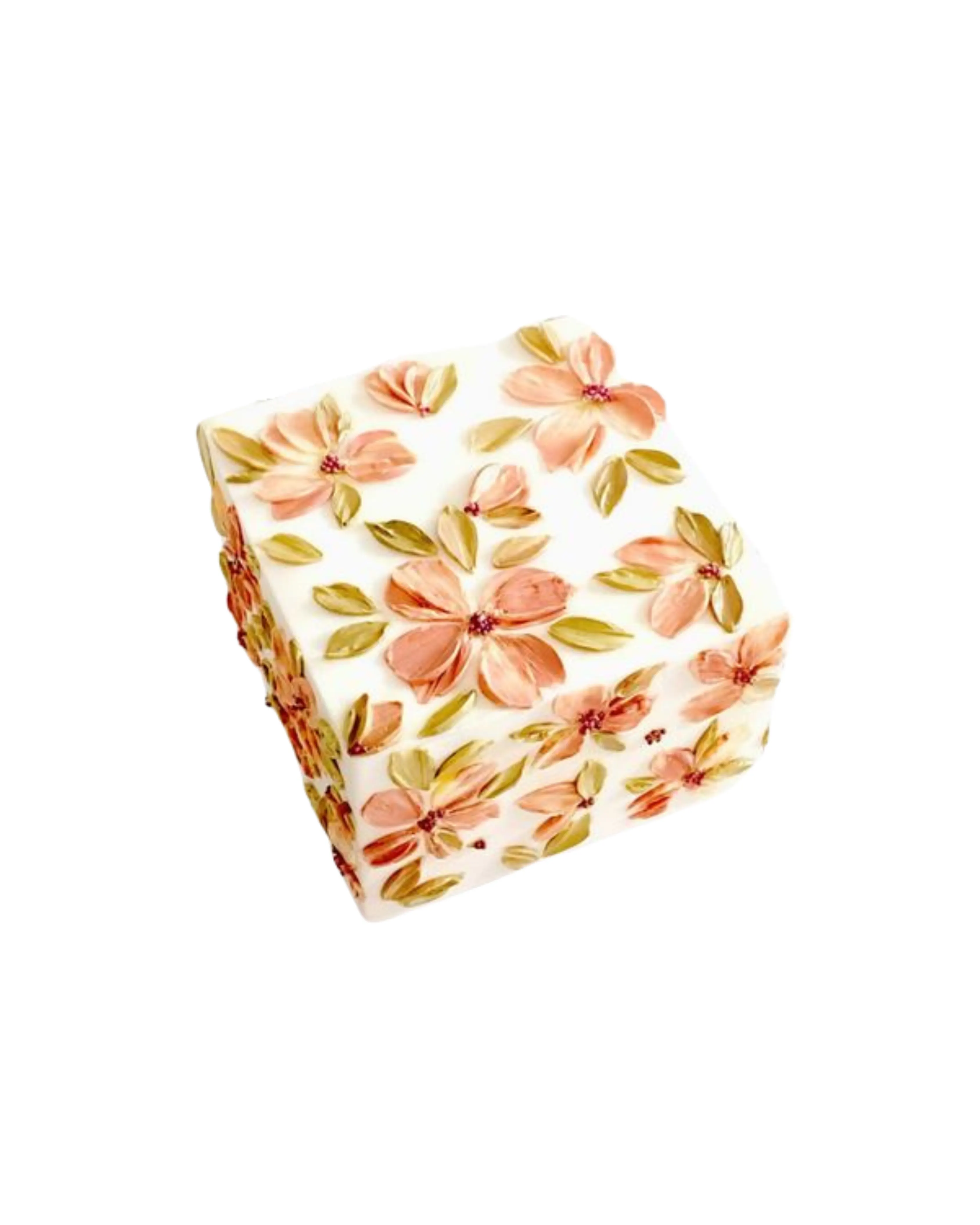 cake image of 8" / 8" / 4"  Square (£45)