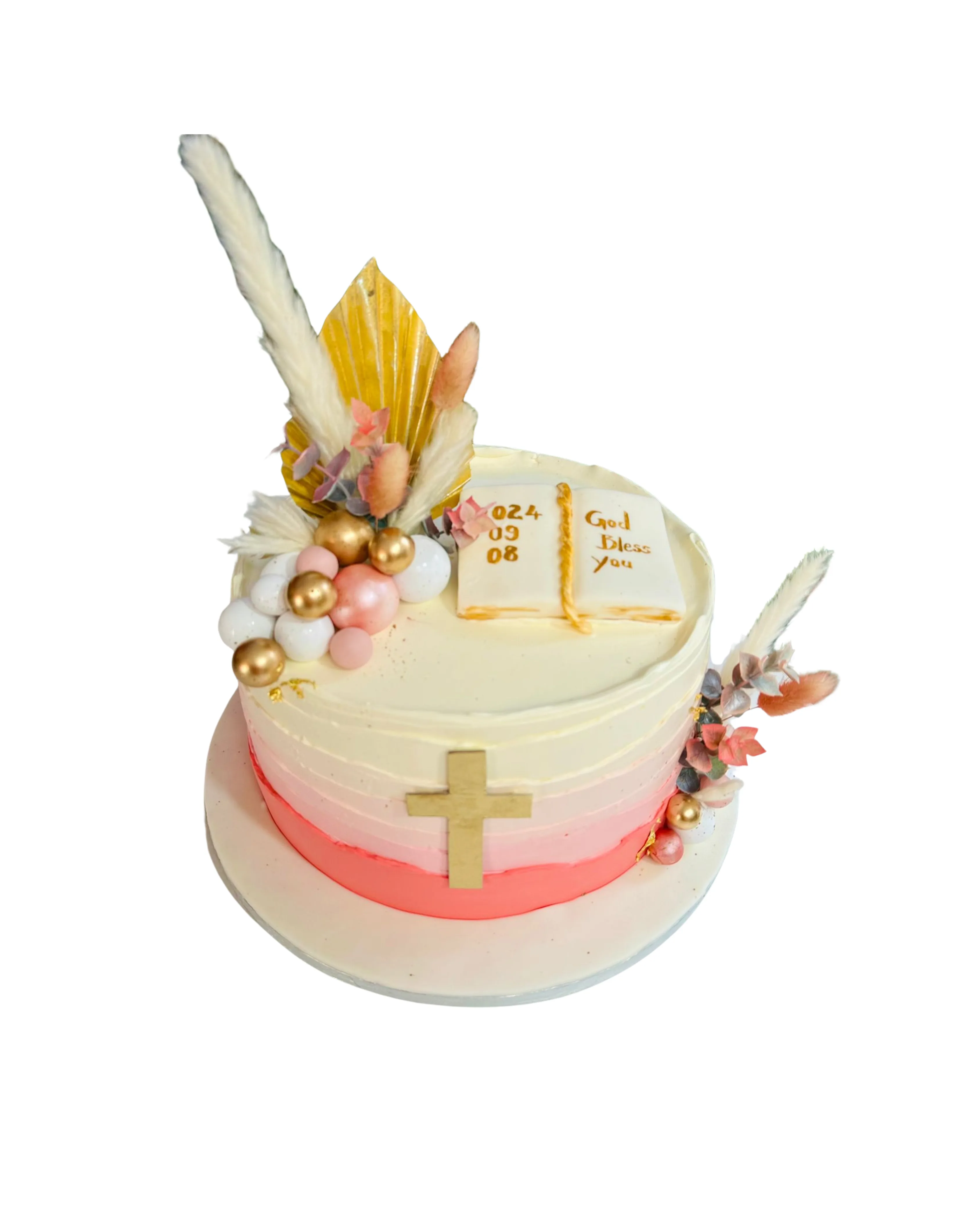 cake image of 8" / 6" (£85)