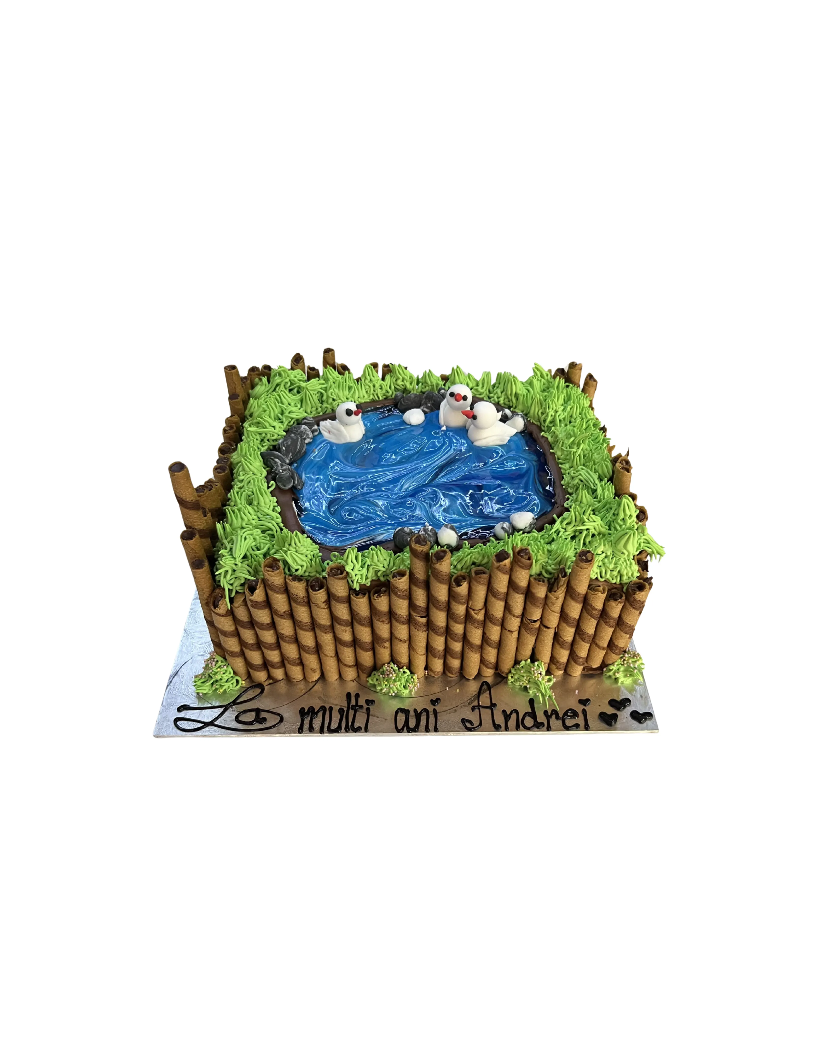 cake image of 8" / 4" (£50)