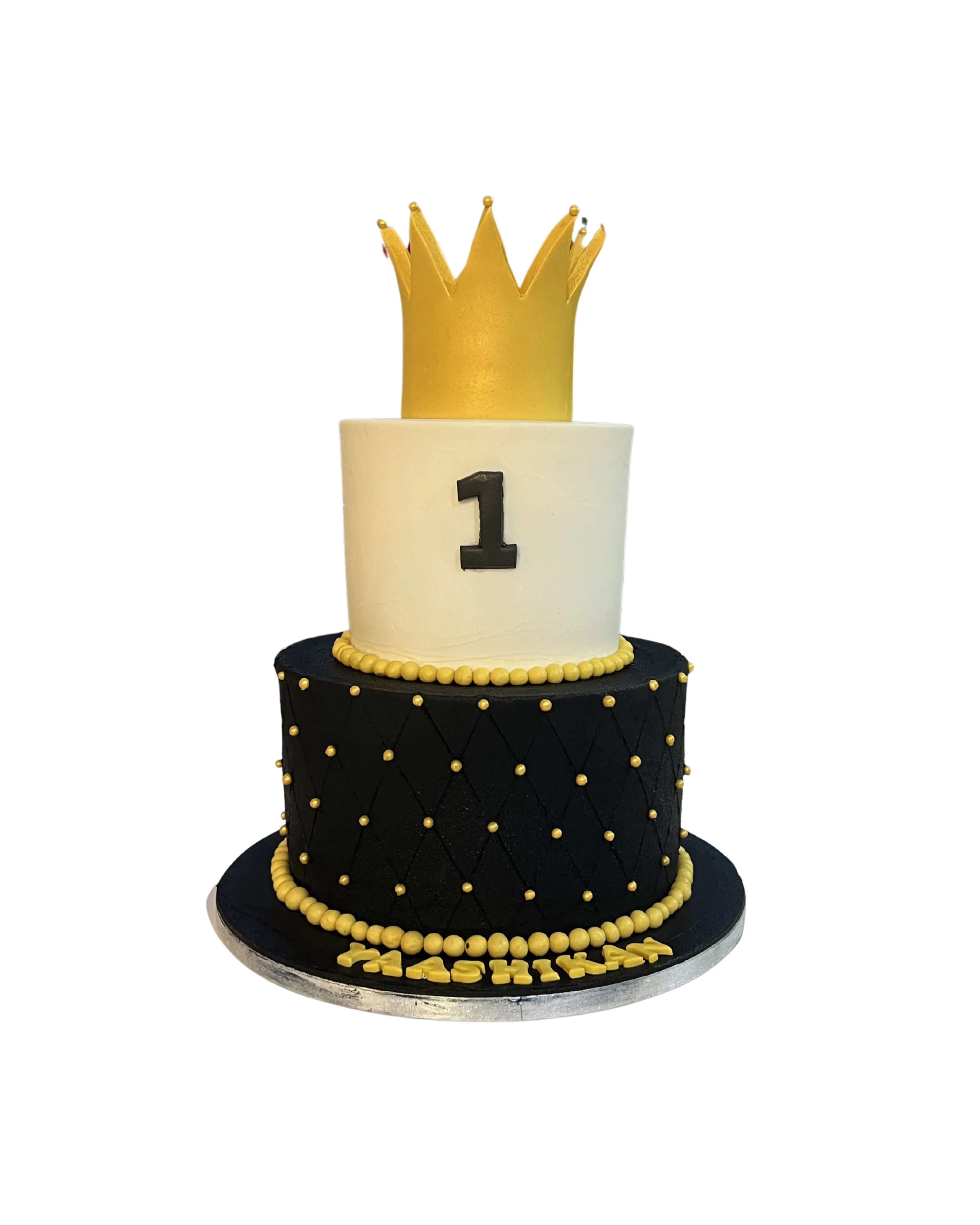 cake image of 10"/5" & 6"/5" - £175 (Fondant)