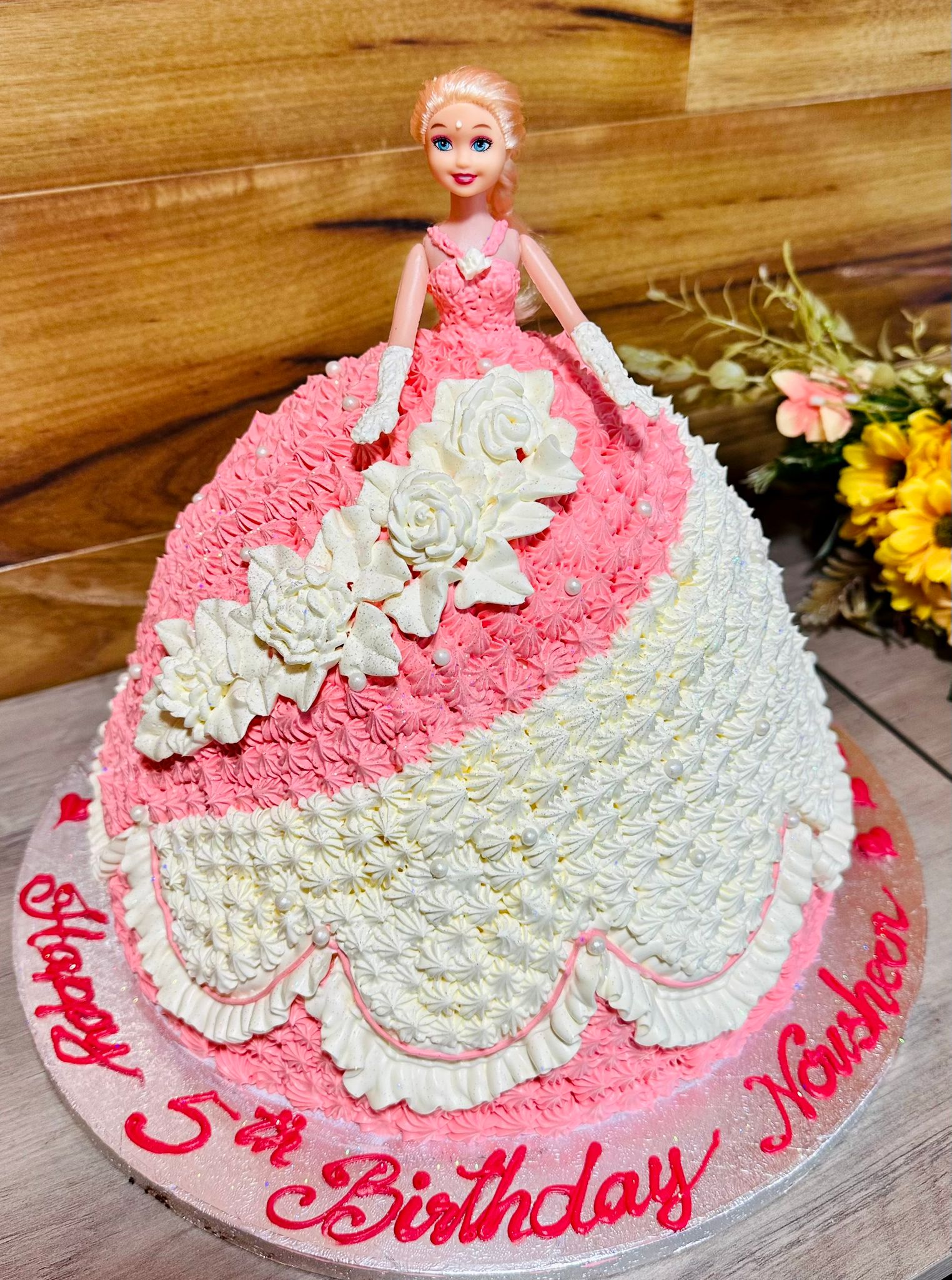 cake image of 10" / 6" (£90)