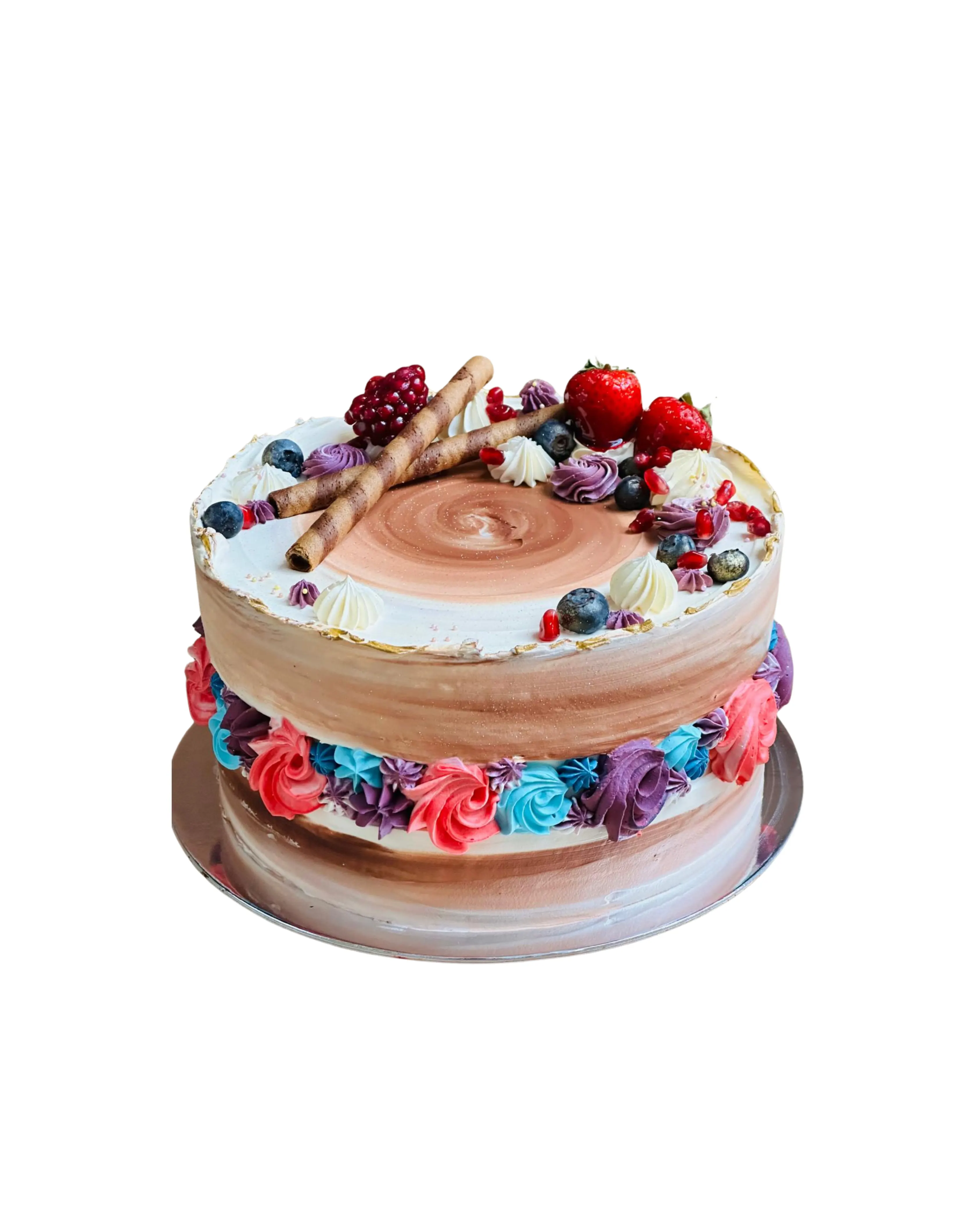cake image of 8" / 4" (£40)