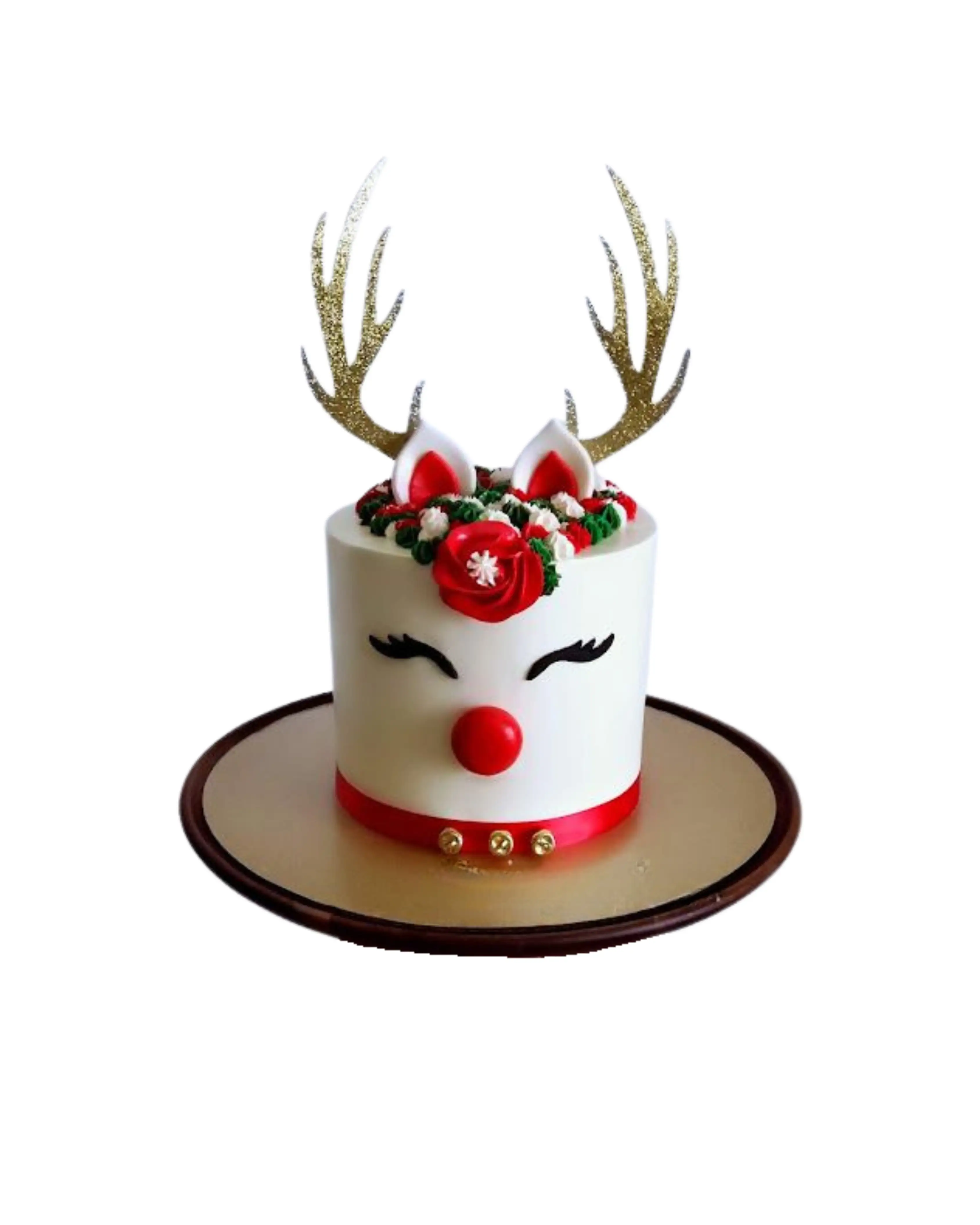 cake image of Reindeer Face Cake