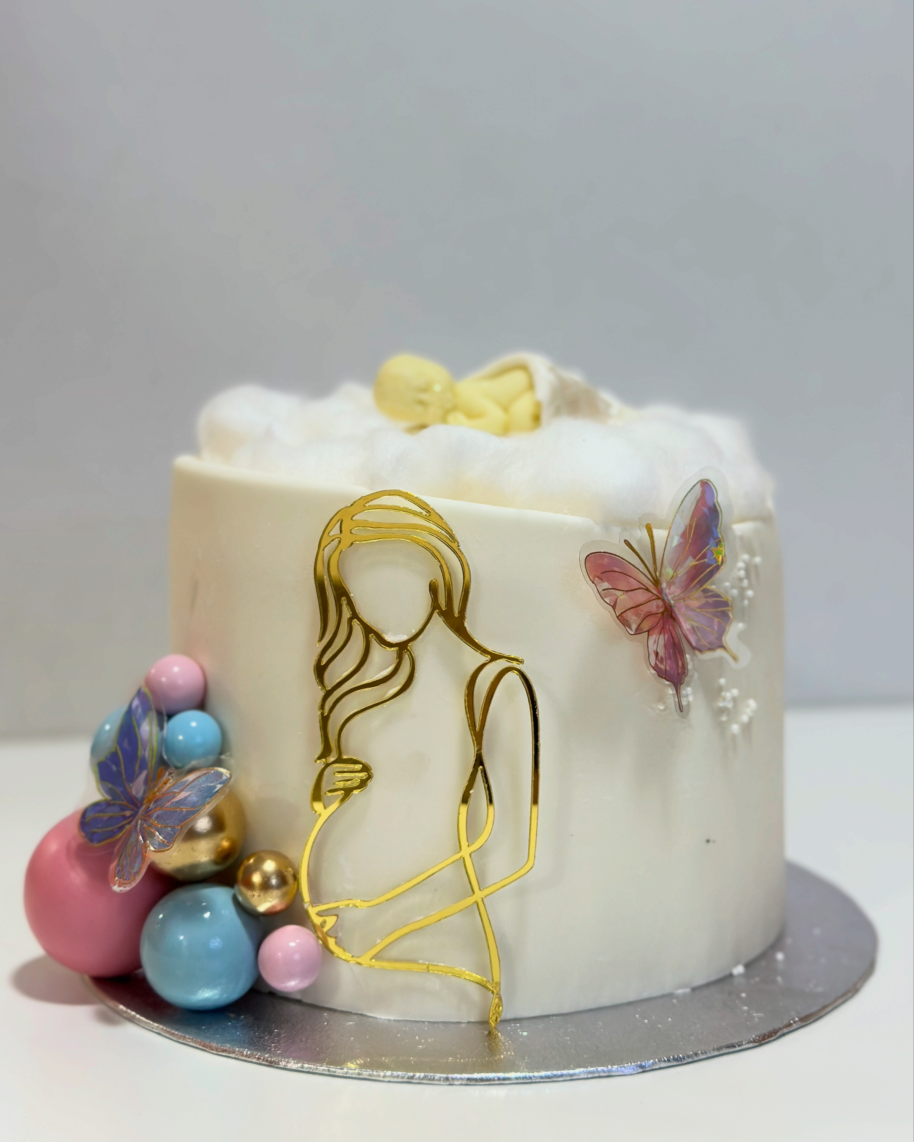 cake image of 6"/4" - £55 (Fondant)