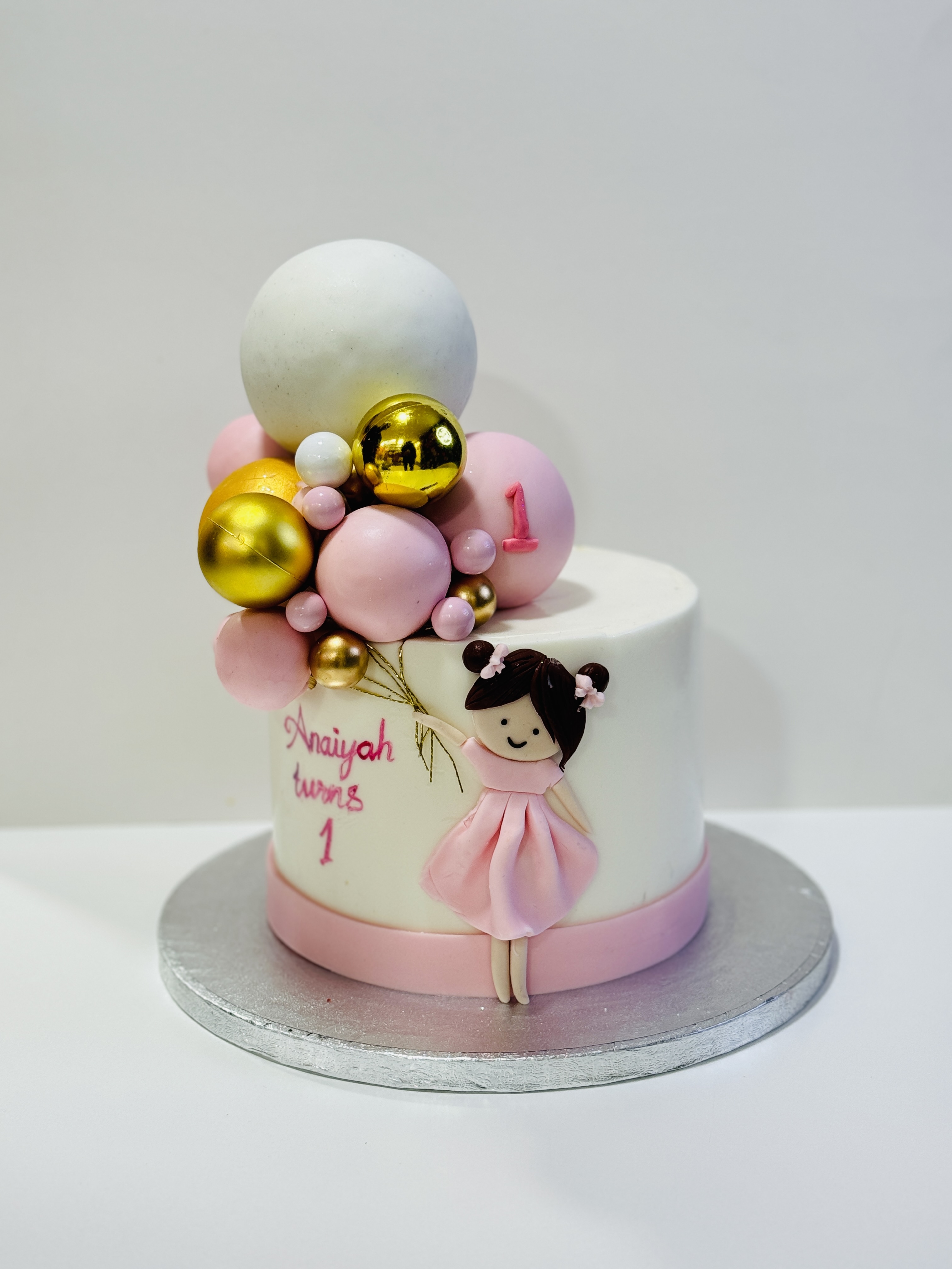 cake image of 6"/4" - £65 (Fondant)