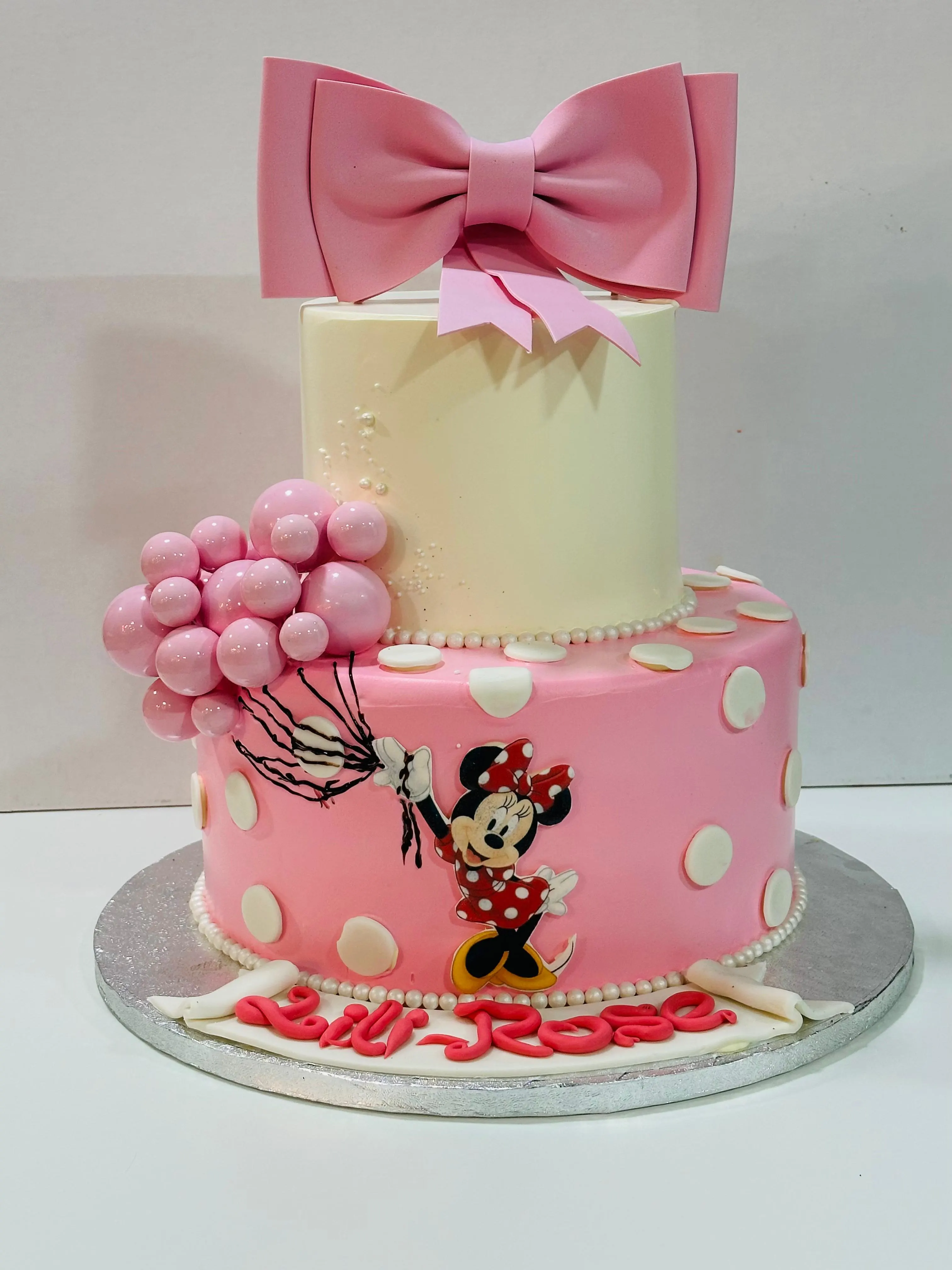 cake image of 10"/5"& 6"/4" Fresh cream