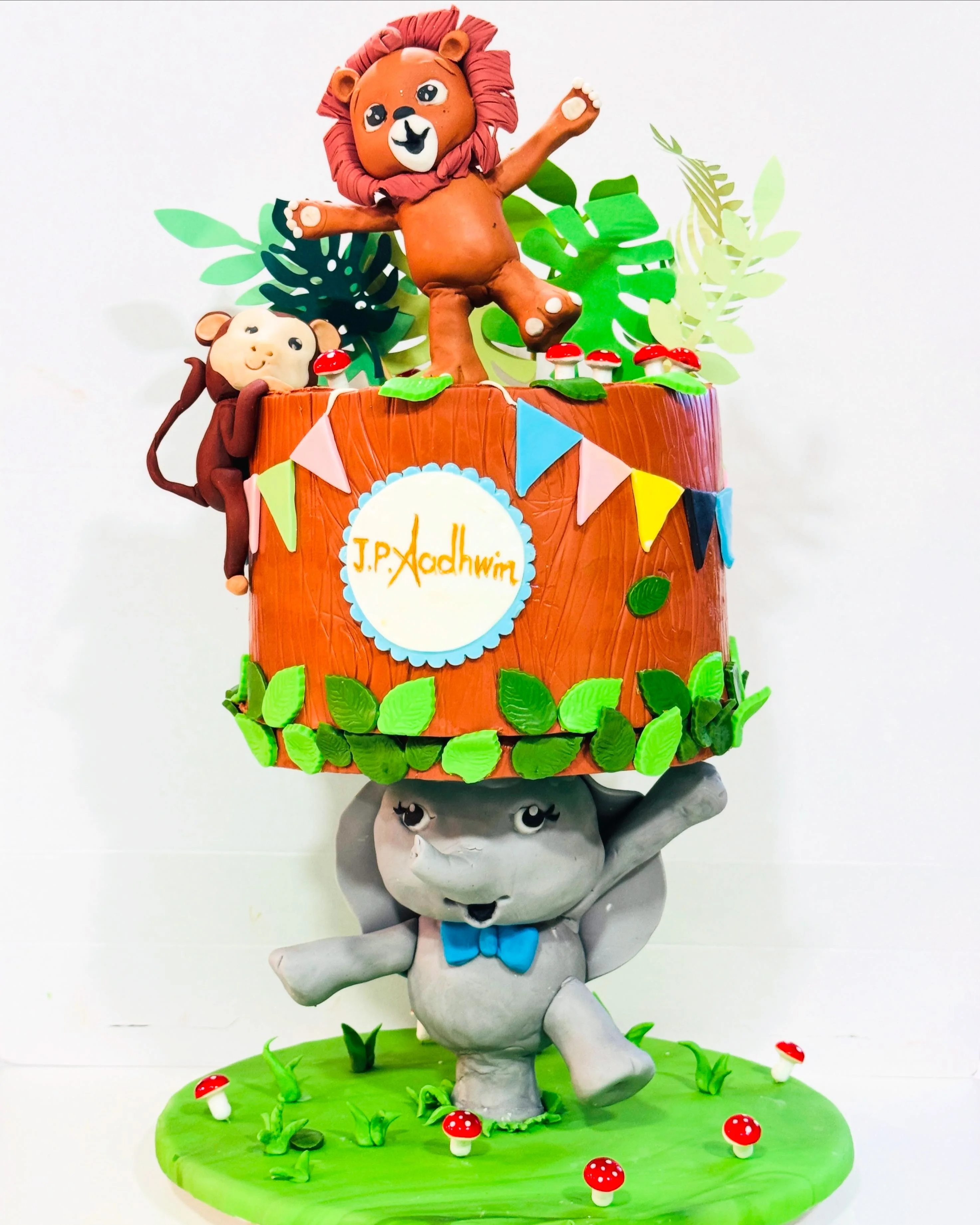 cake image of 8"/5" (Fondant)