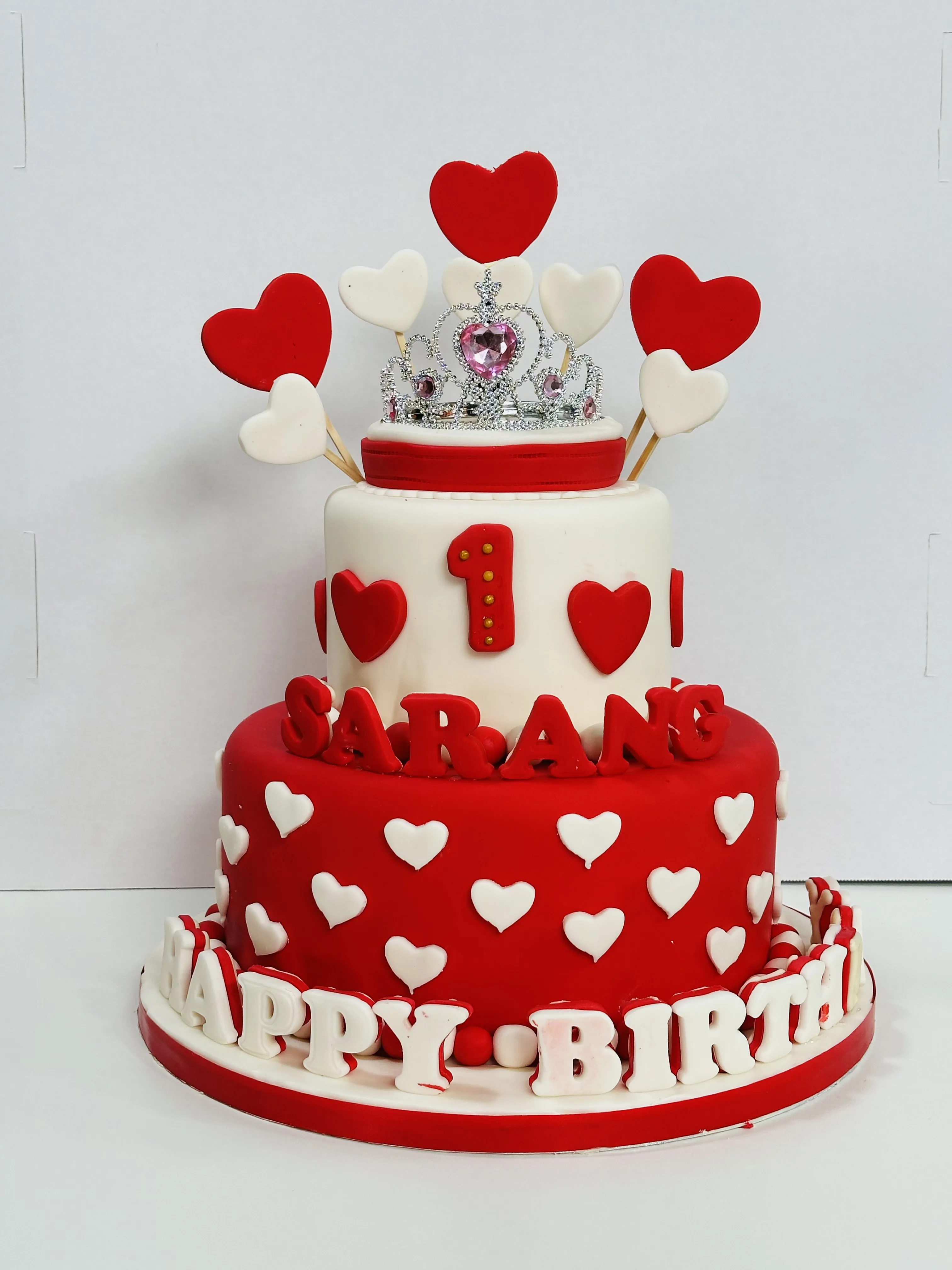 cake image of 10"/5" & 6"/4" Fondant