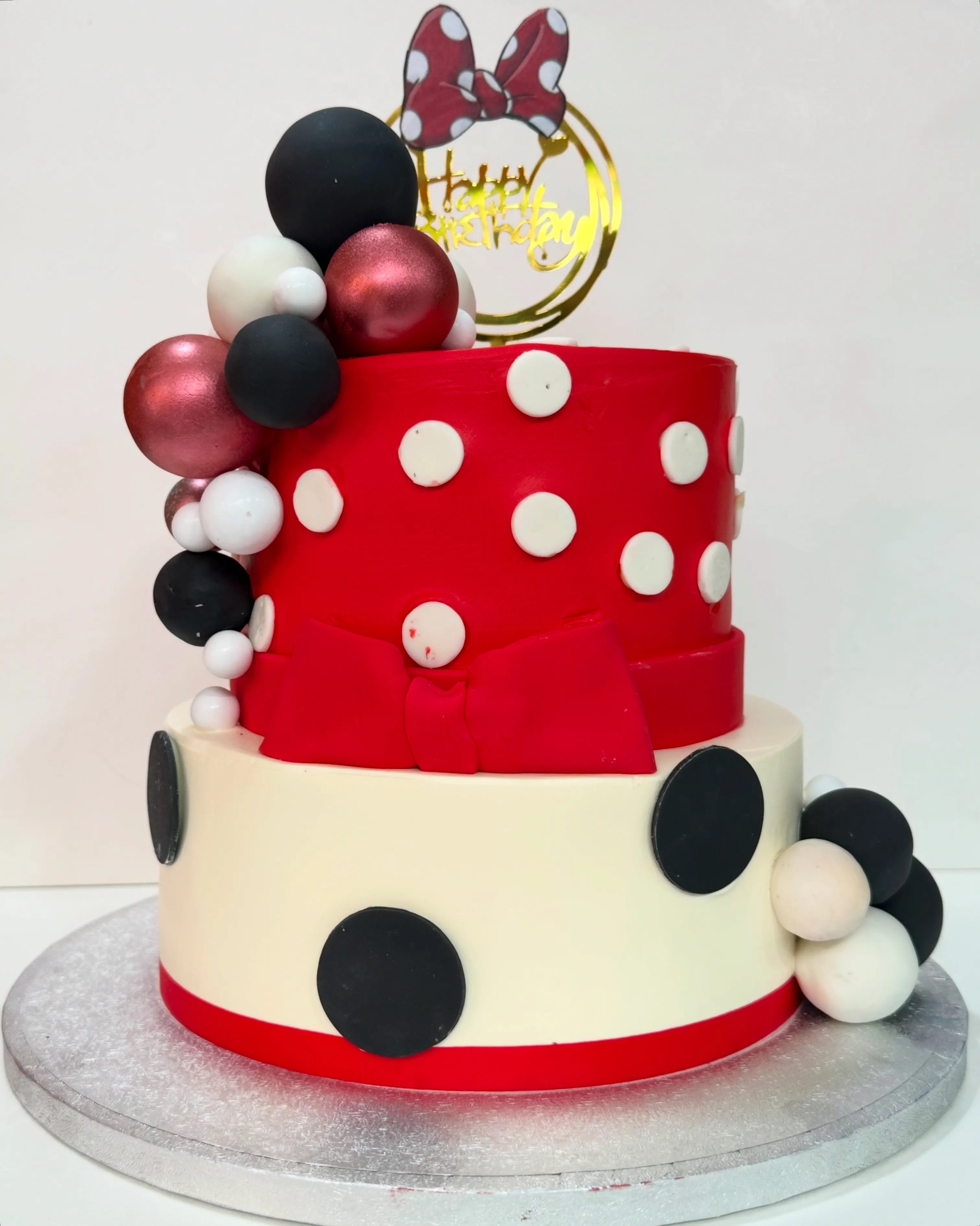 cake image of 12"/4" & 10"/5" Fresh Cream