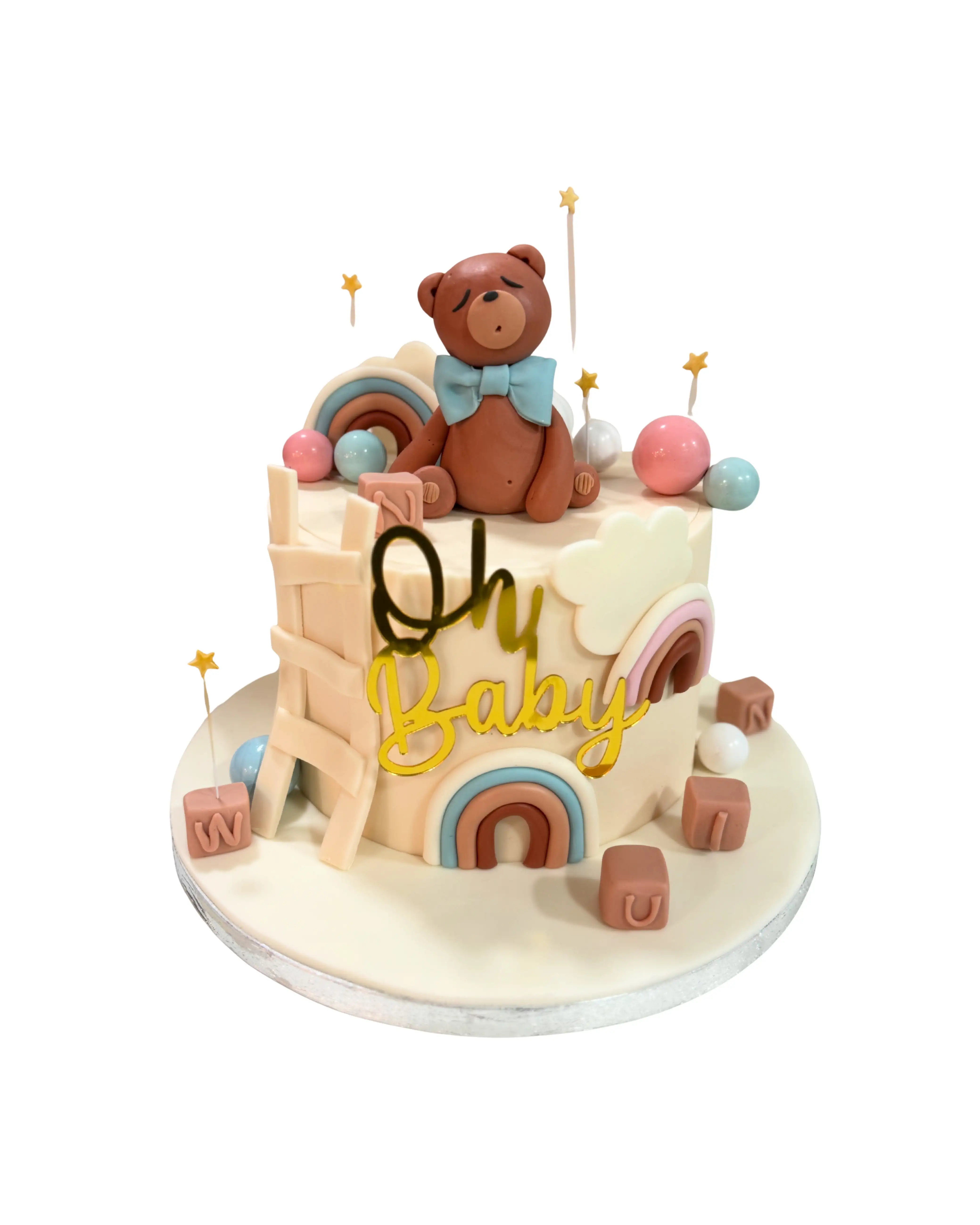 cake image of Oh Baby Teddy Cake