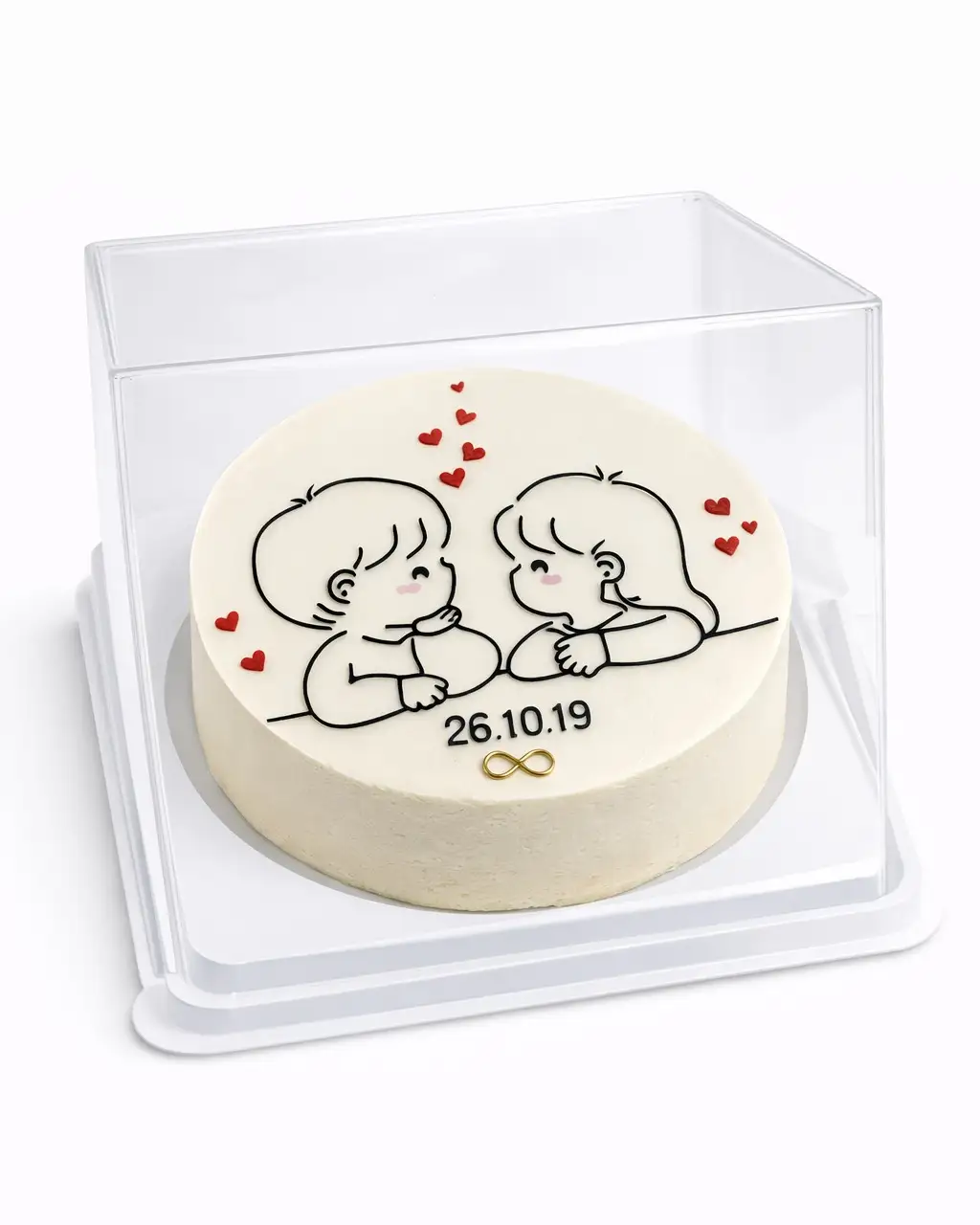 cake image of Couple Date Bento Cake