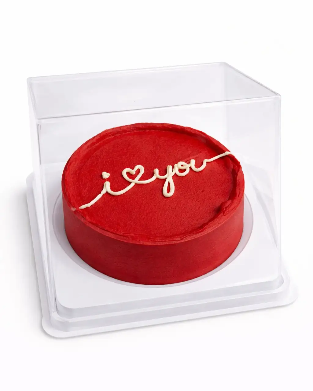 cake image of I Love You Red Bento Cake