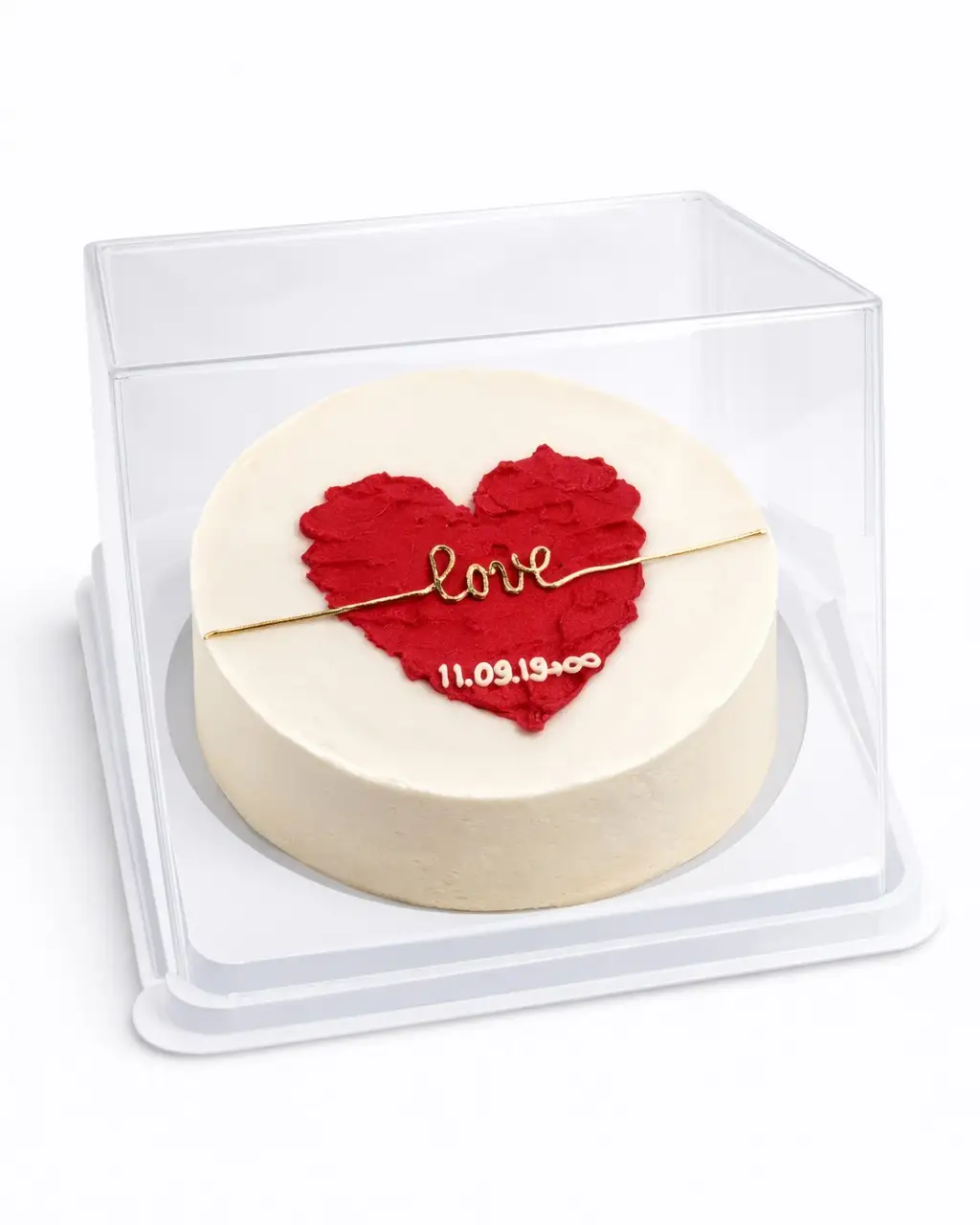 cake image of Red Heart Bento Cake