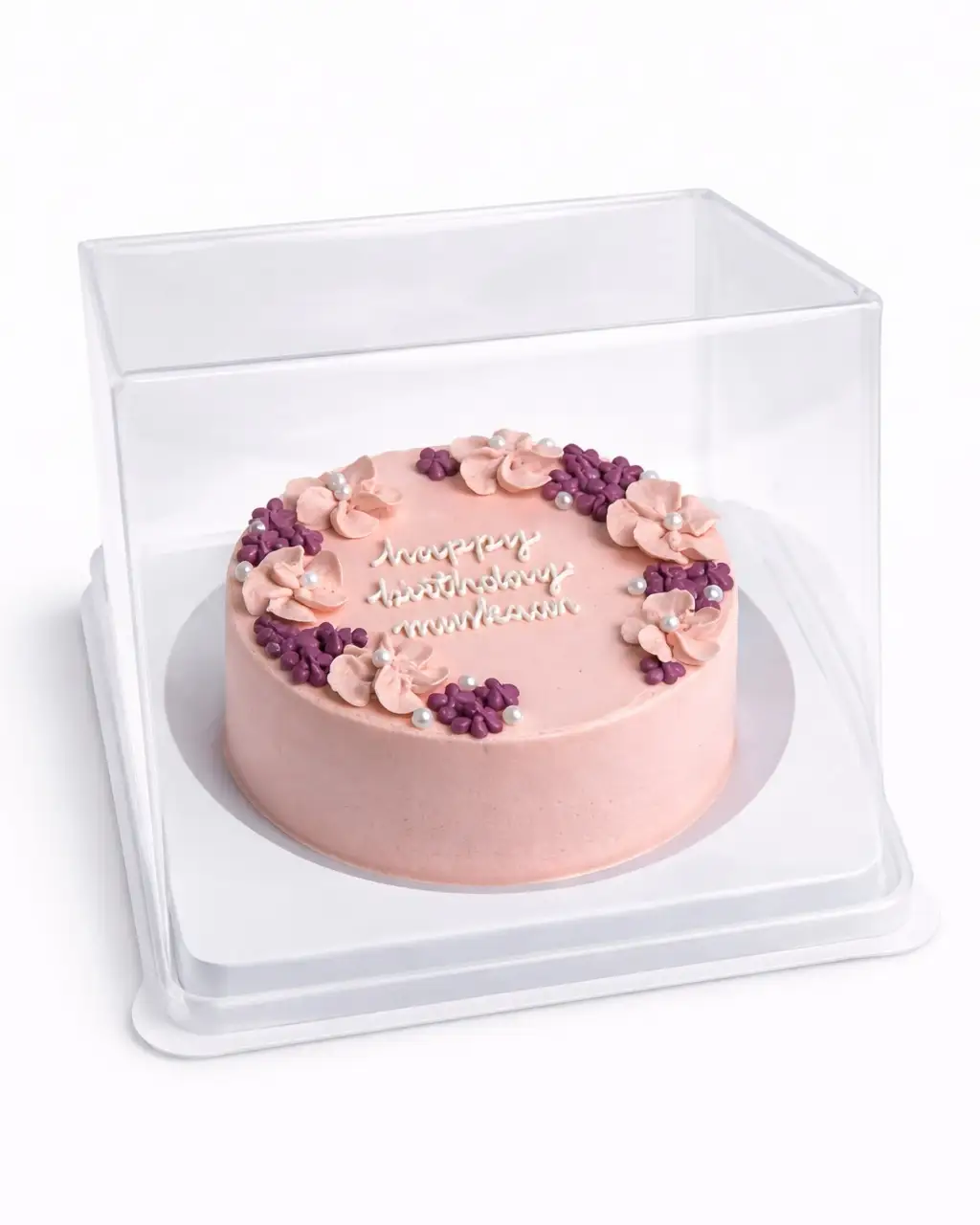 cake image of Floral Pearl Bento Cake